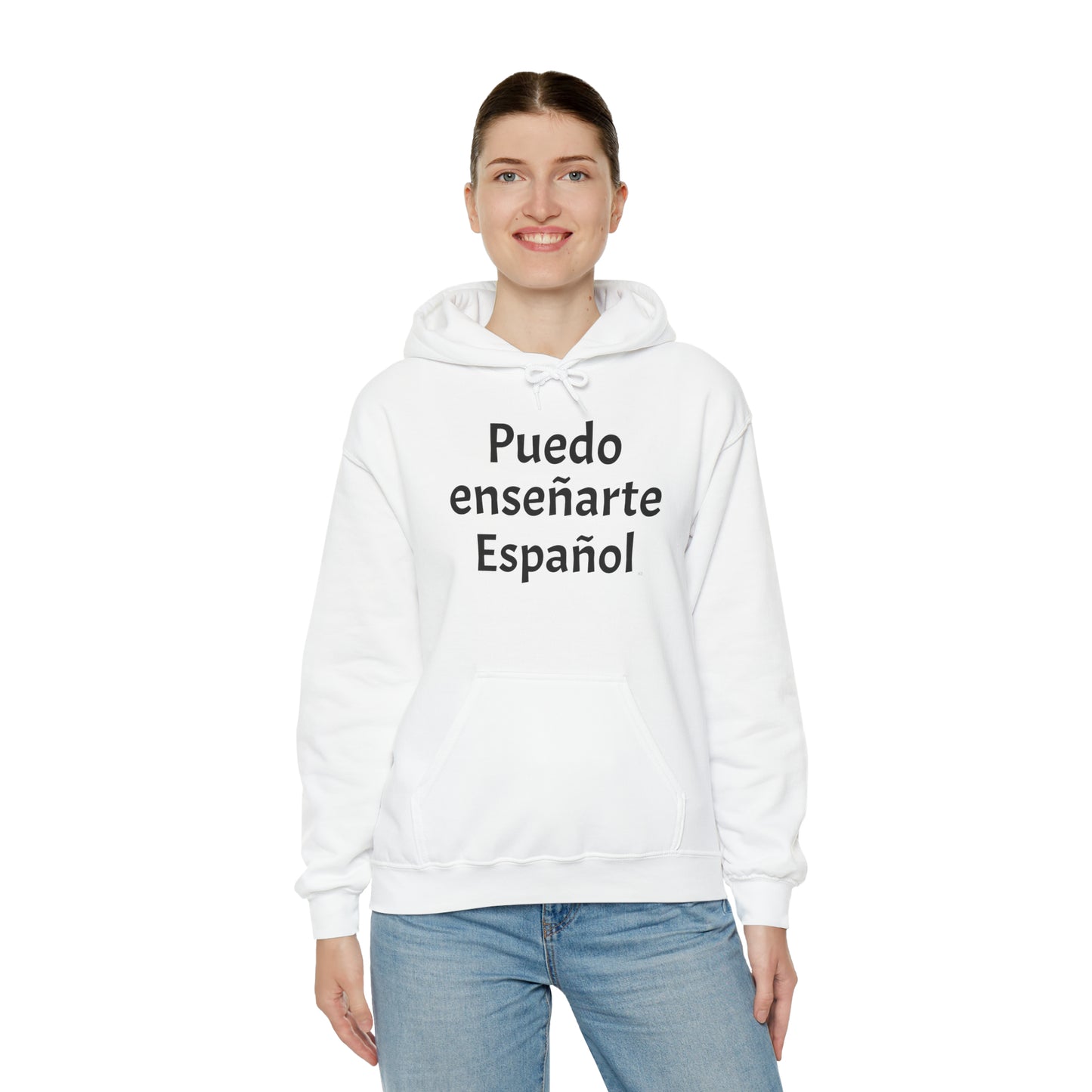 Puedo enseñarte Español - Heavy Blend Sudadera con capucha