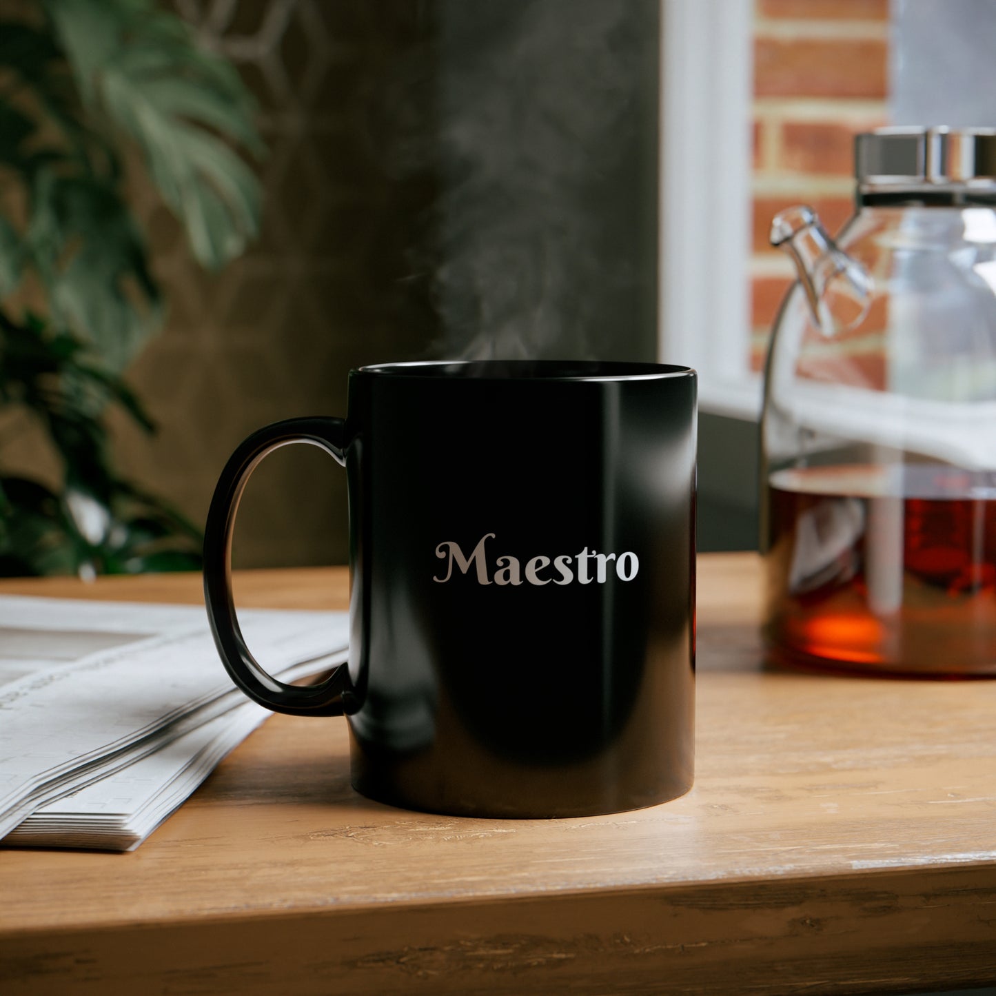 Maestro - 11oz Black Mug