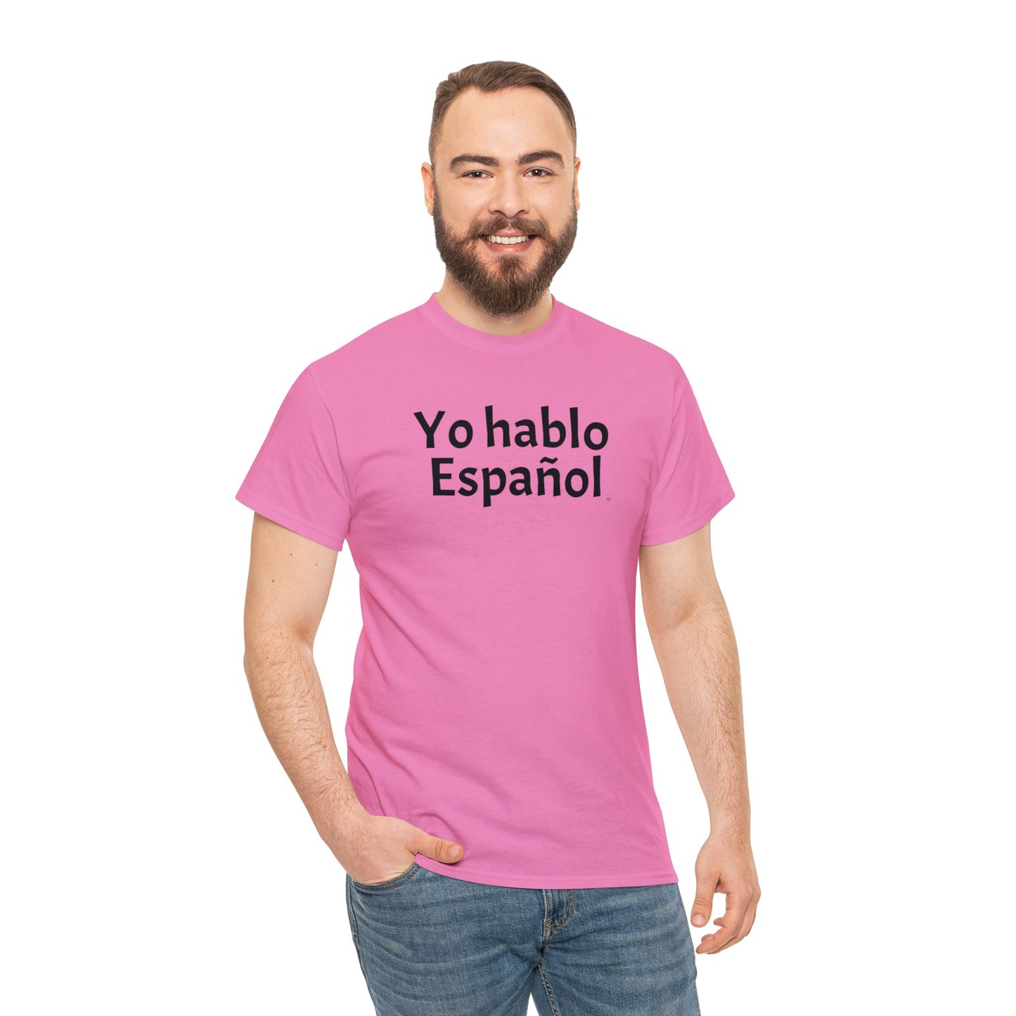 Yo hablo Español - Camiseta de algodón pesado