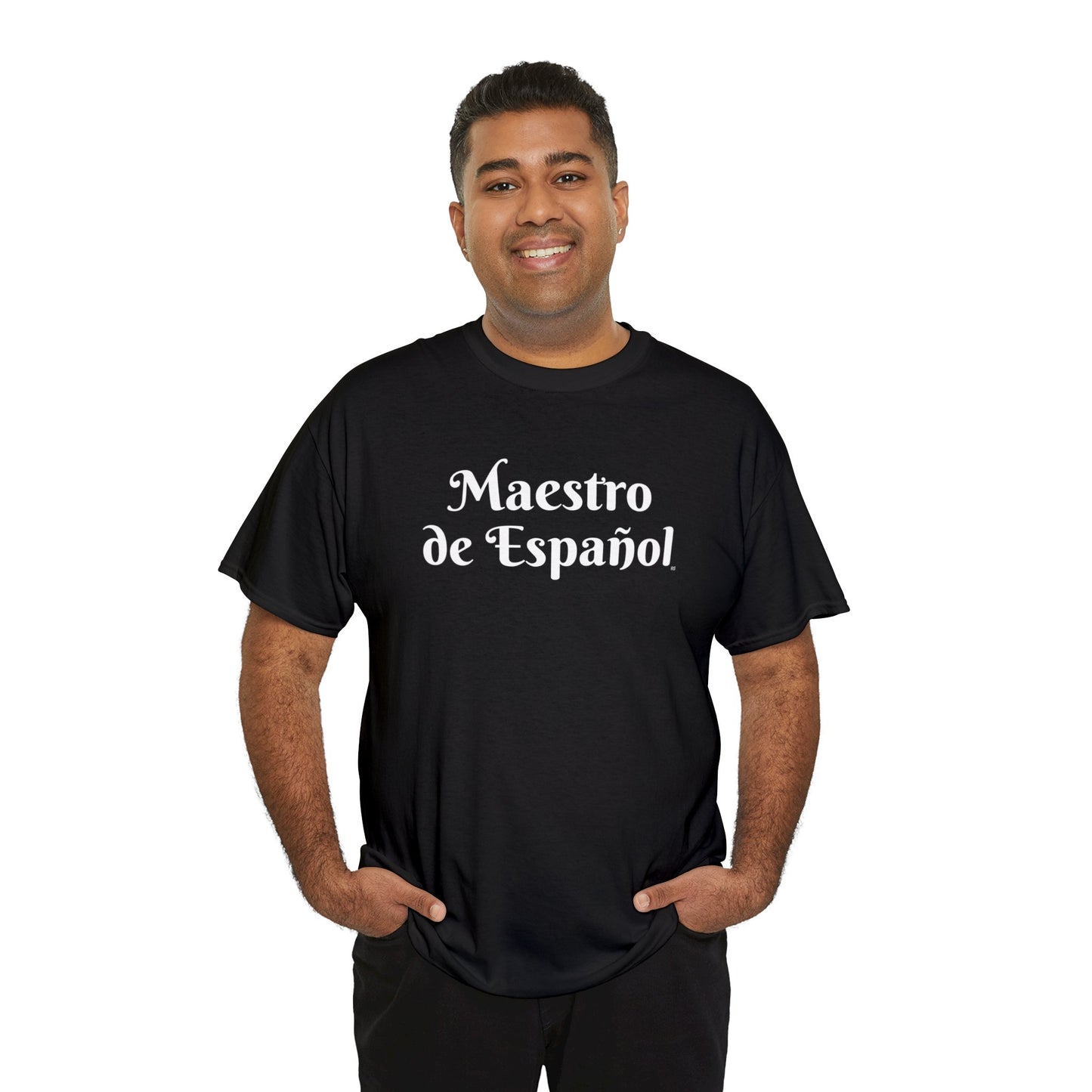 Maestro de Español - Camiseta de algodón pesado