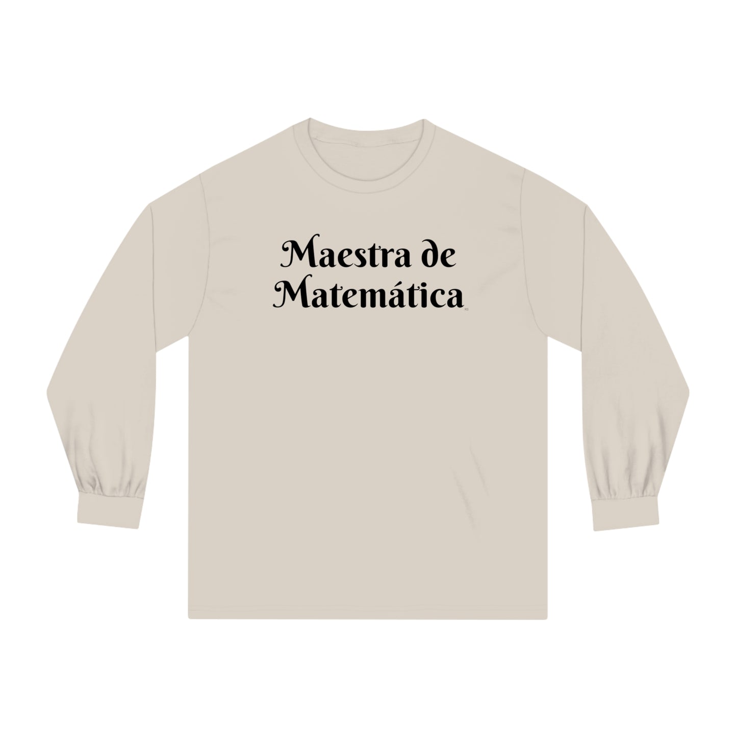 Maestra de Matemática - Camiseta clásica de manga larga unisex