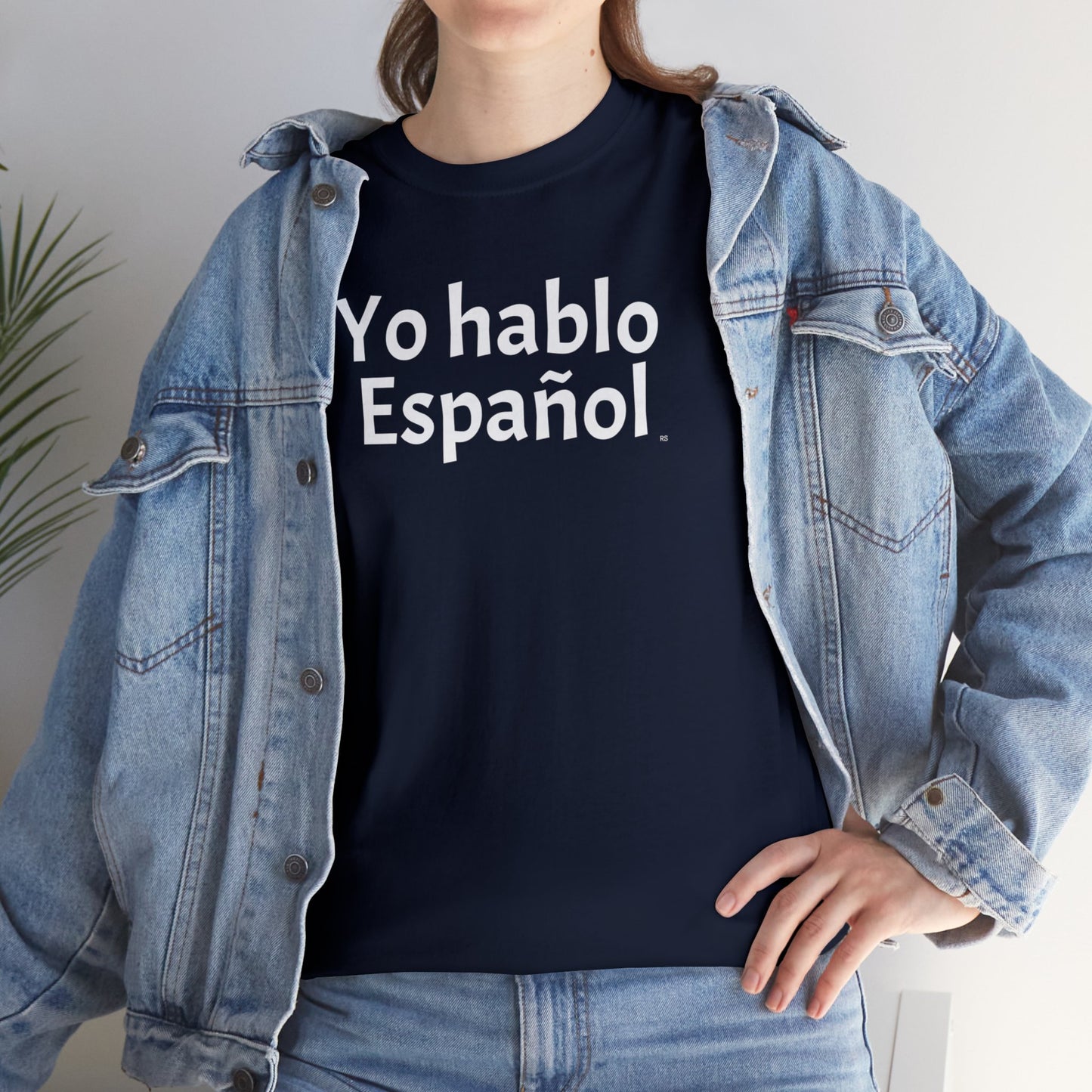 Yo hablo Español - Camiseta de algodón pesado