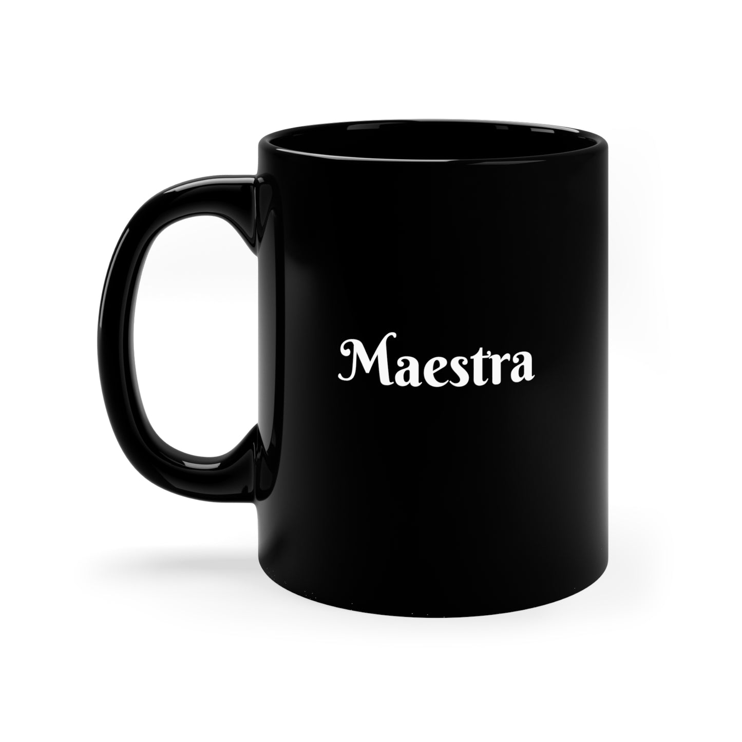 Maestra - Taza Negra de 11oz