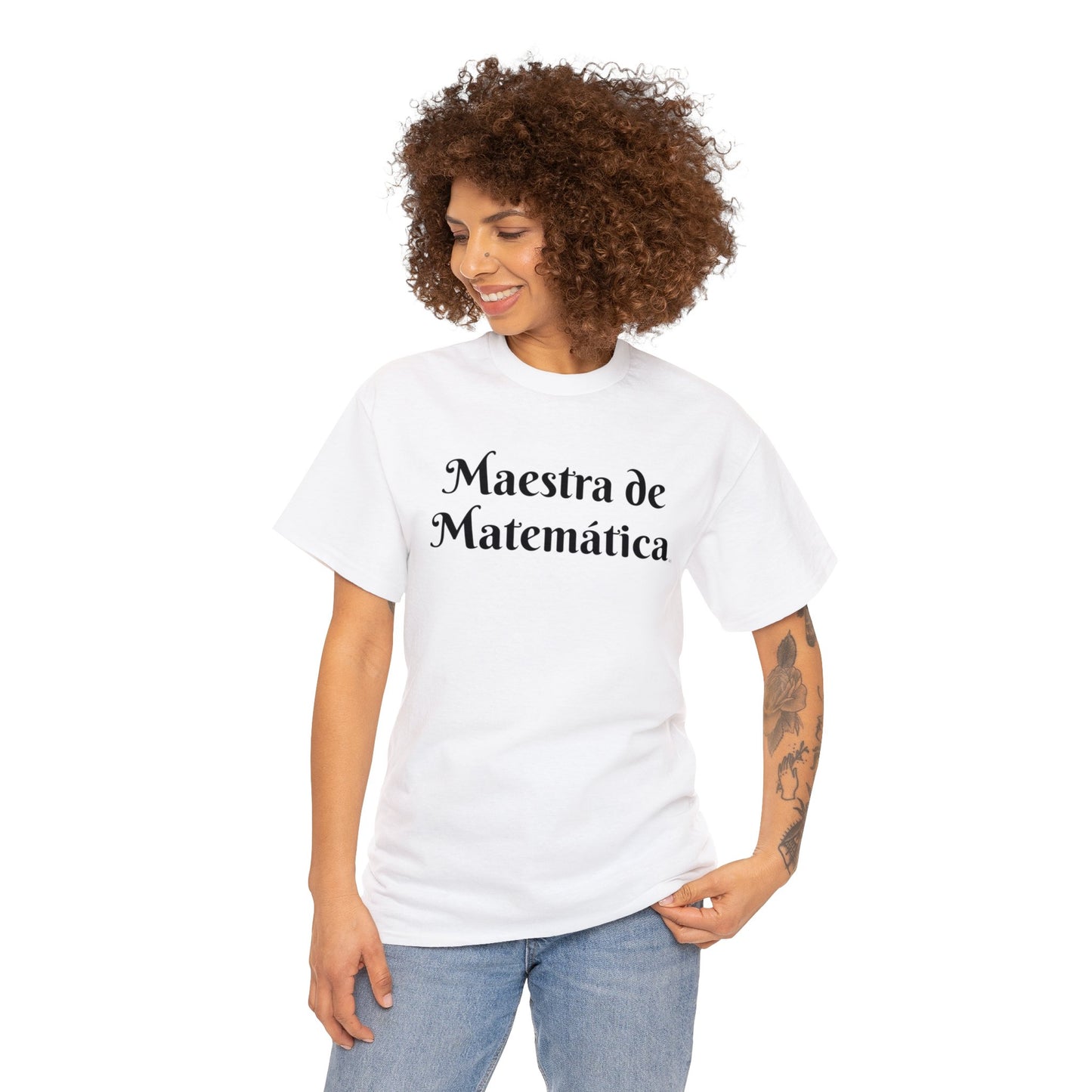 Maestra de Matemática - Heavy Cotton T