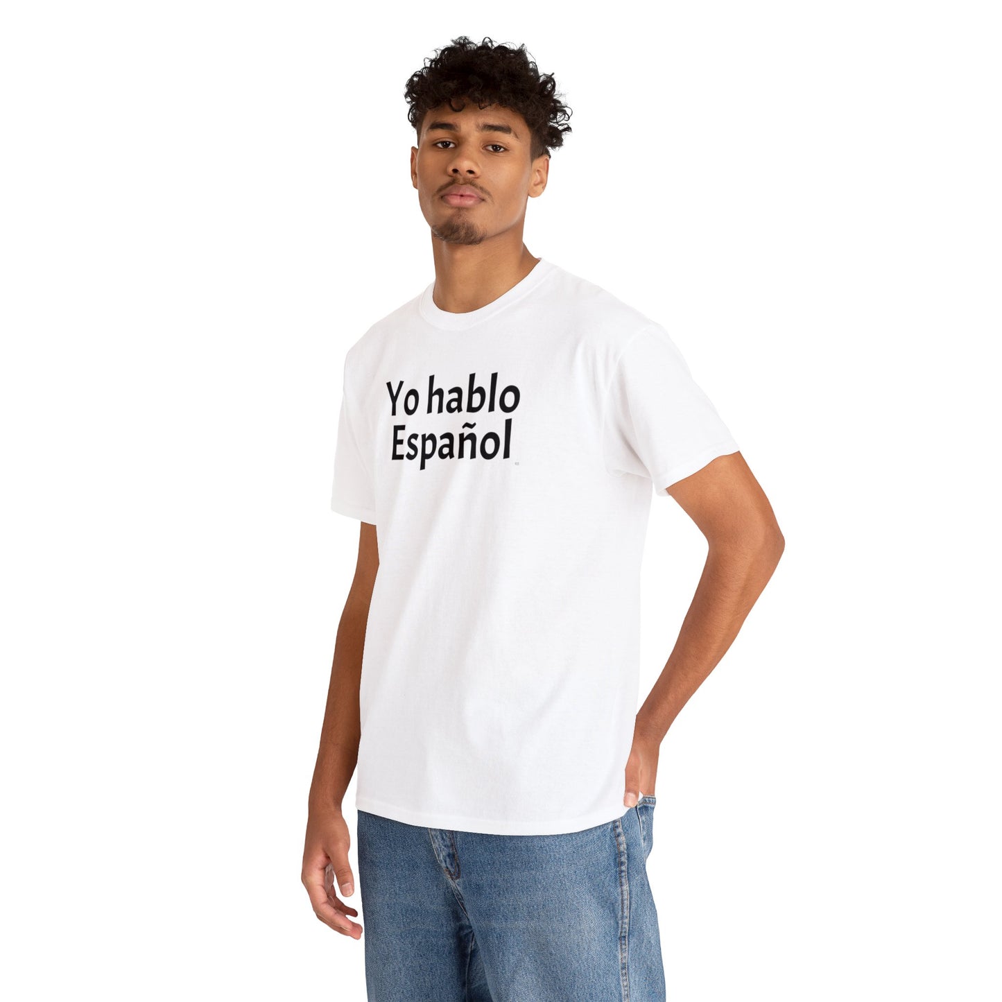 Yo hablo Español - Camiseta de algodón pesado