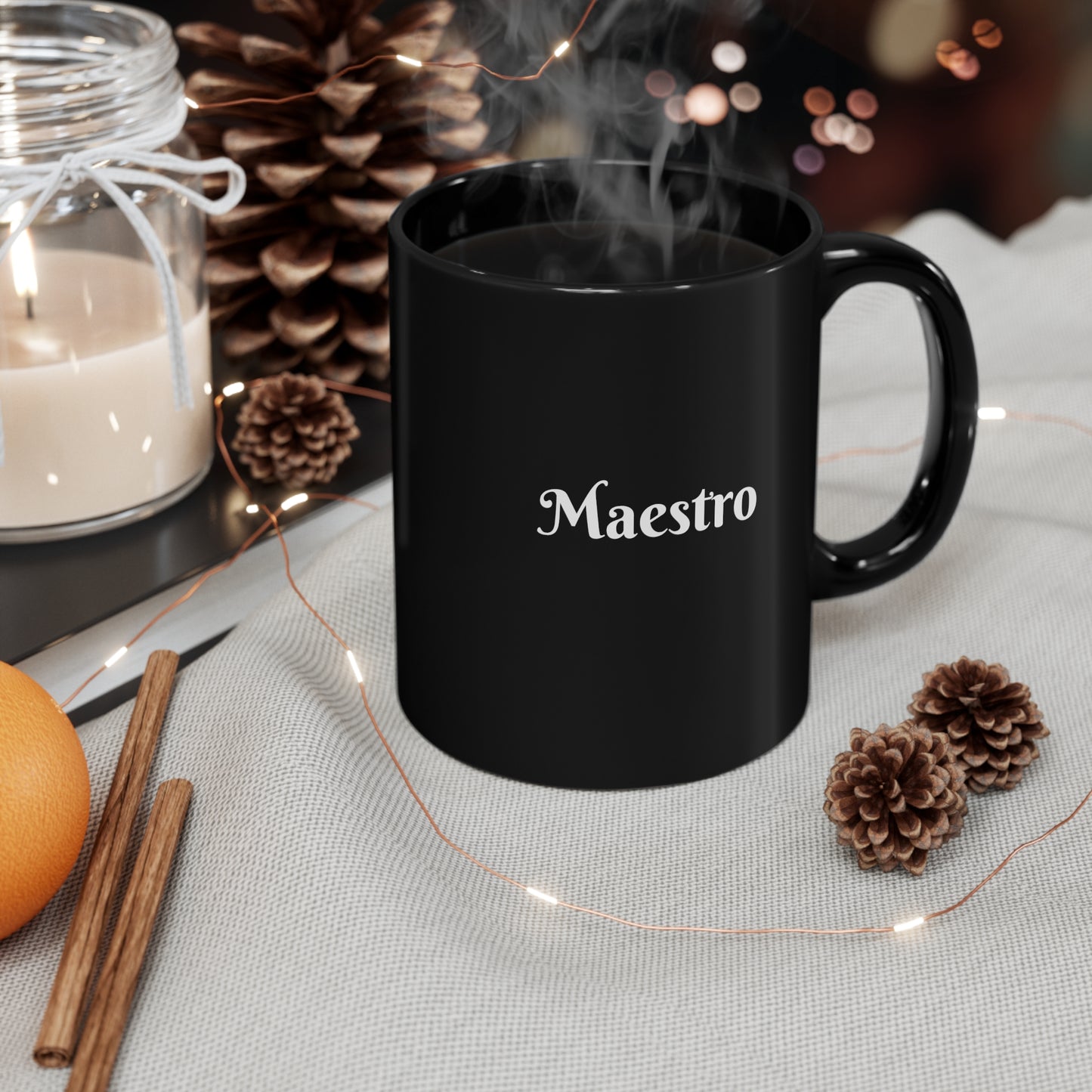 Maestro - 11oz Black Mug