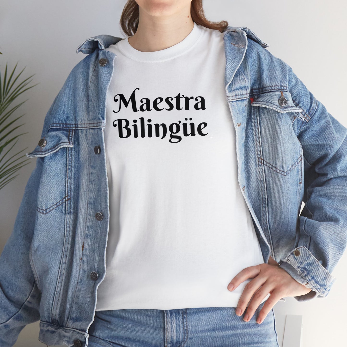 Maestra Bilingüe - Heavy Cotton T