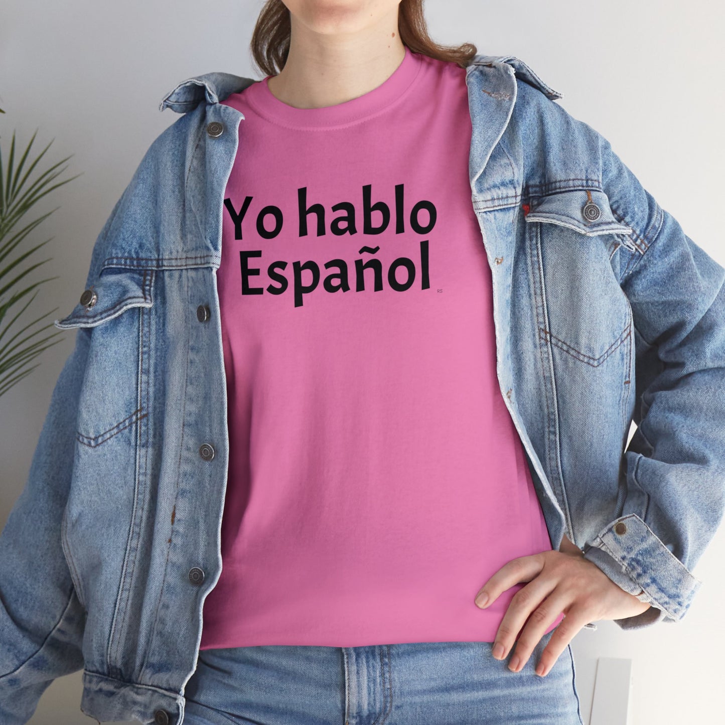 Yo hablo Español - Camiseta de algodón pesado