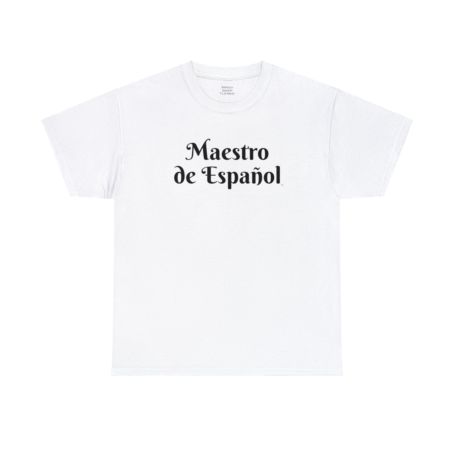 Maestro de Español - Camiseta de algodón pesado