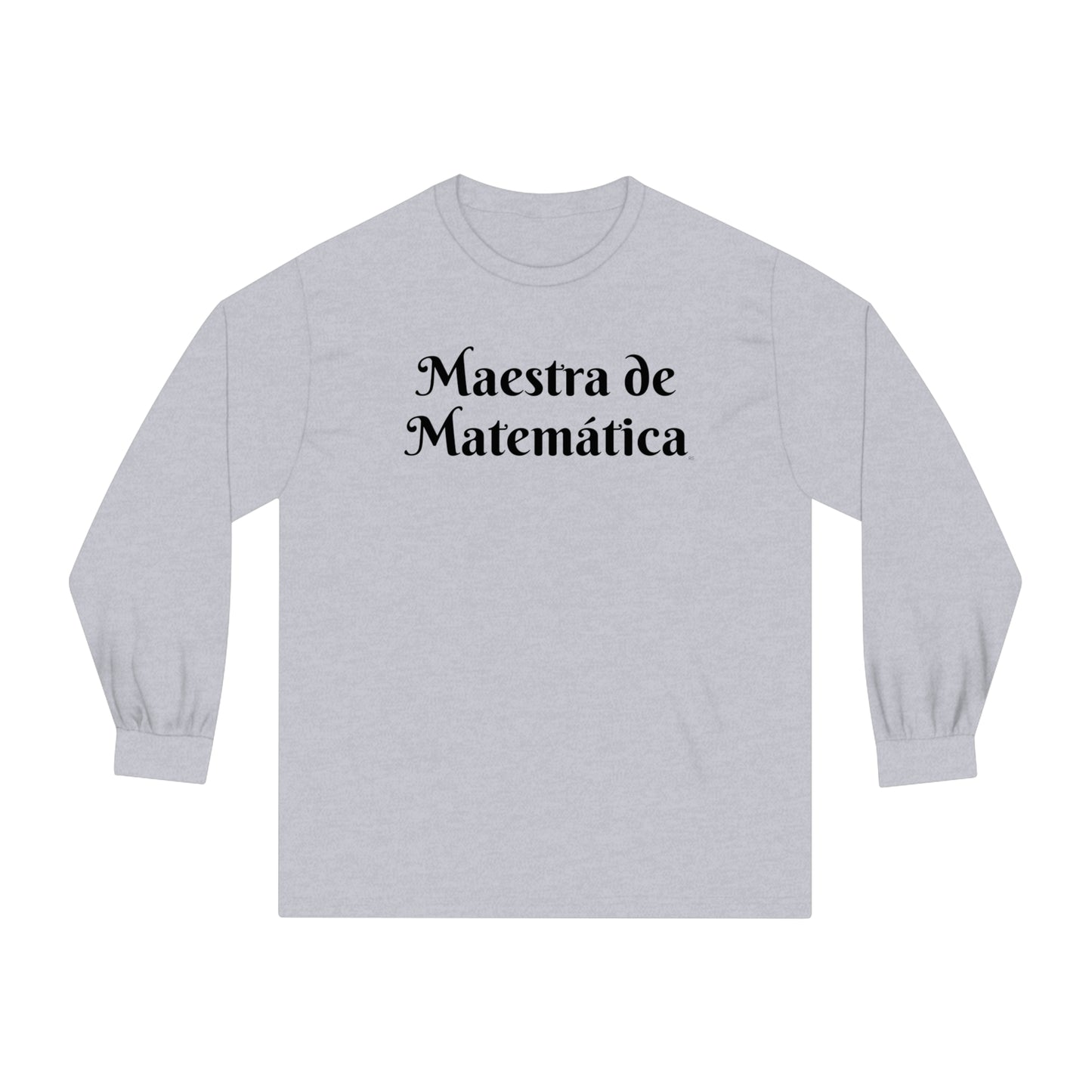 Maestra de Matemática - Camiseta clásica de manga larga unisex