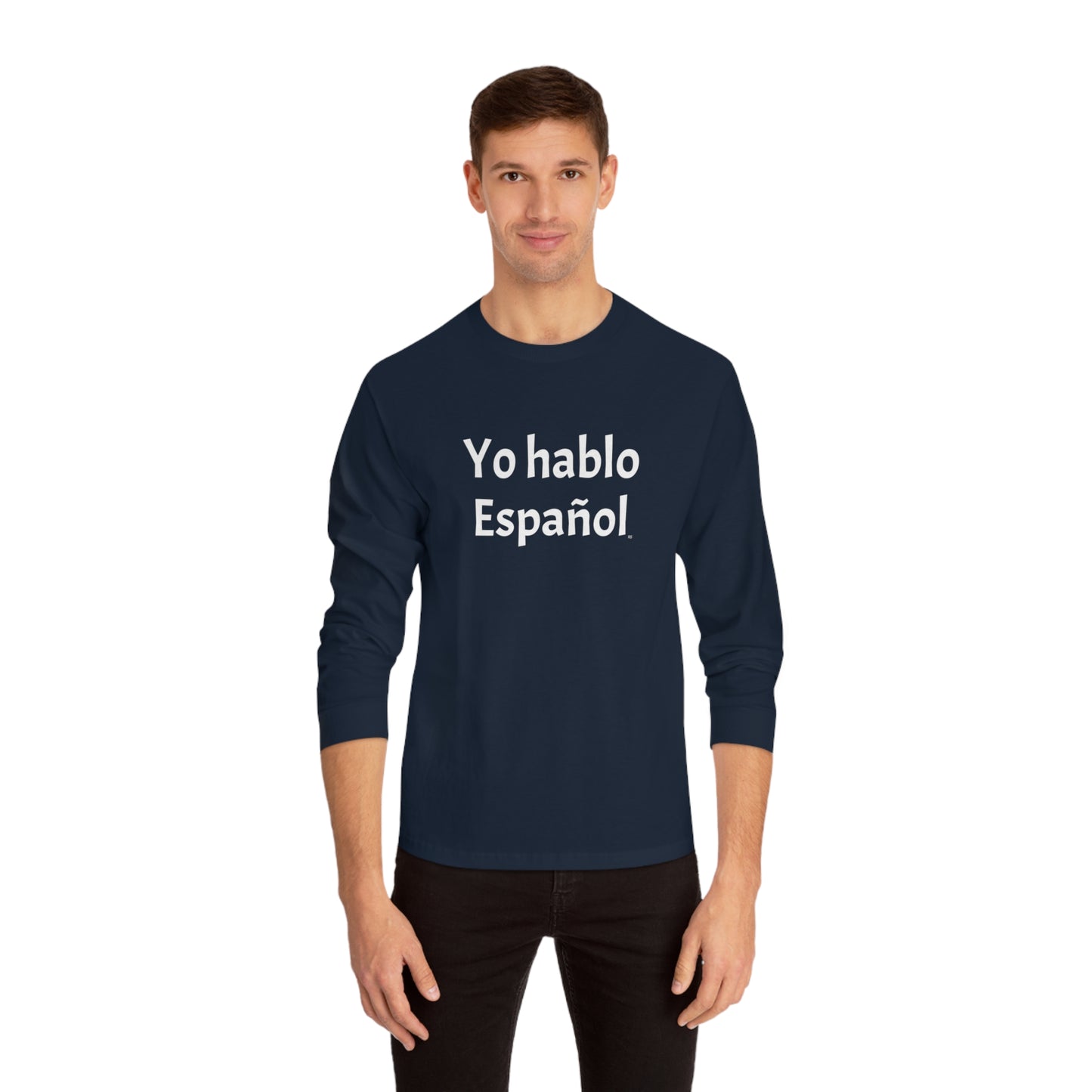 Yo hablo Español - Camiseta clásica de manga larga unisex