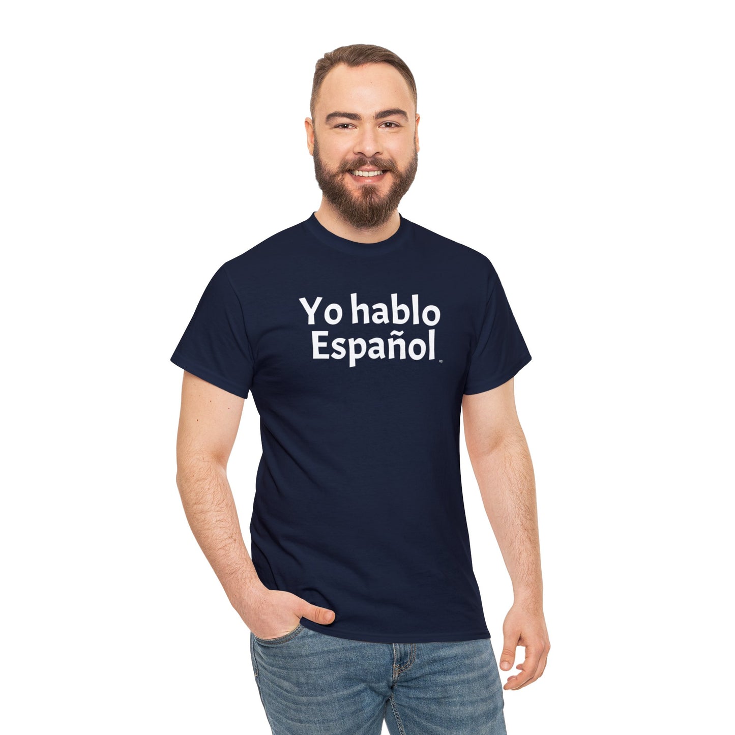 Yo hablo Español - Camiseta de algodón pesado