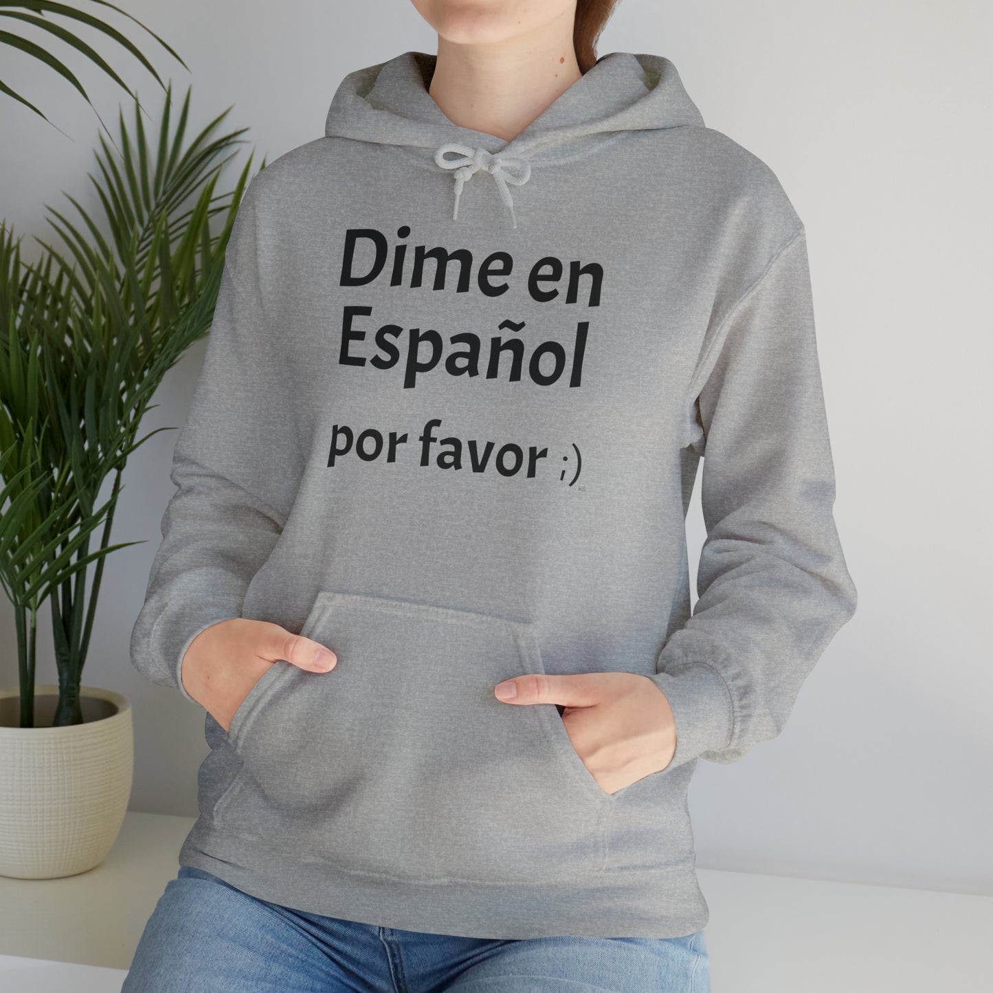 Dime en Español por favor ;) - Heavy Blend Hoodie