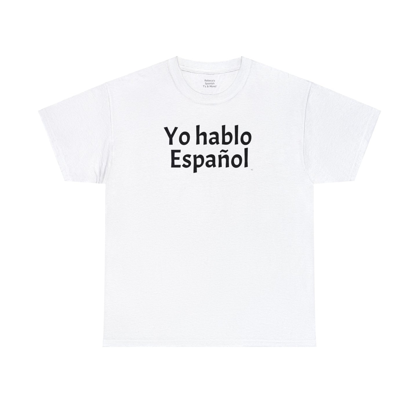 Yo hablo Español - Camiseta de algodón pesado