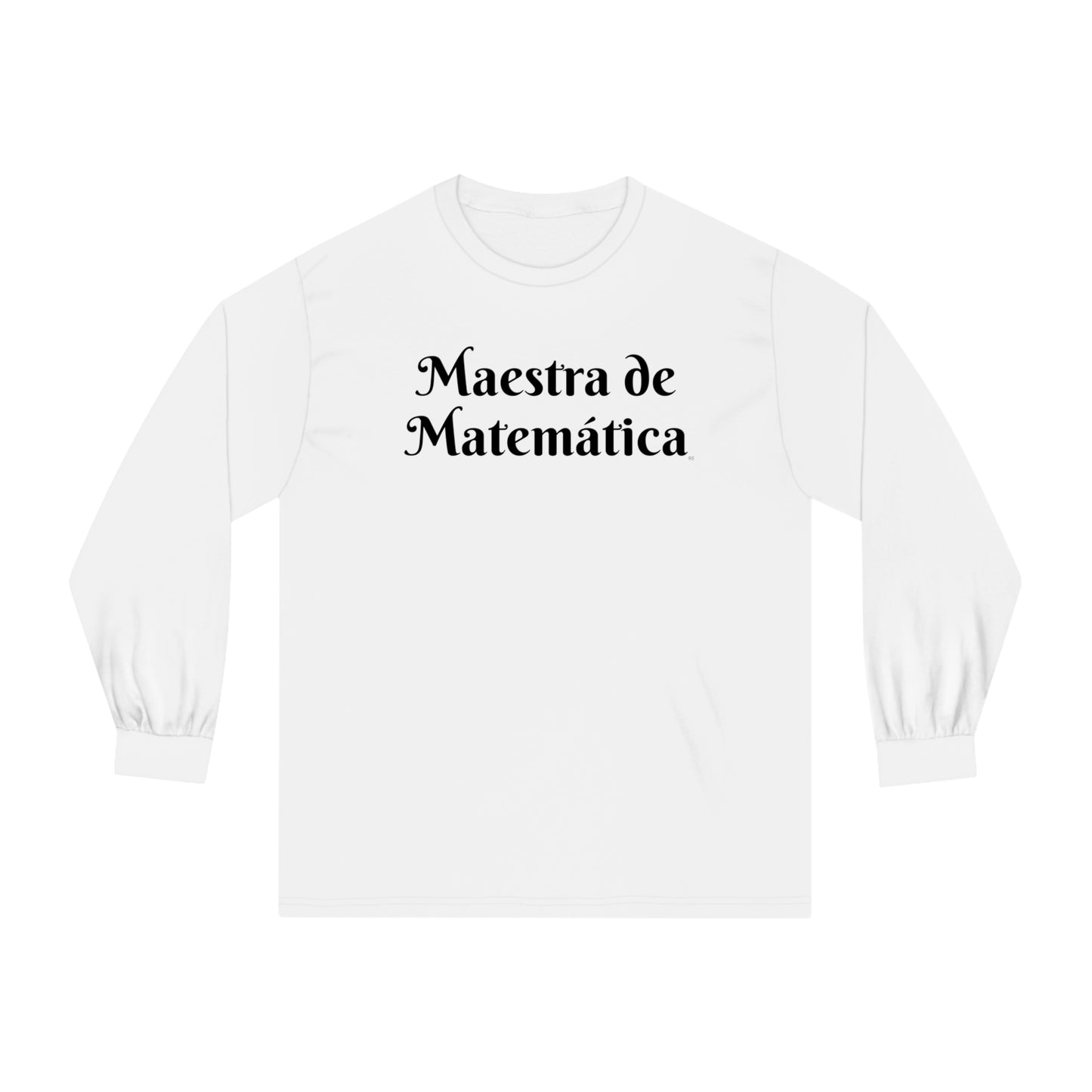 Maestra de Matemática - Camiseta clásica de manga larga unisex