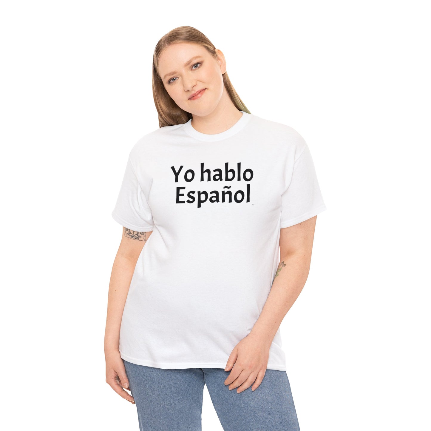 Yo hablo Español - Camiseta de algodón pesado