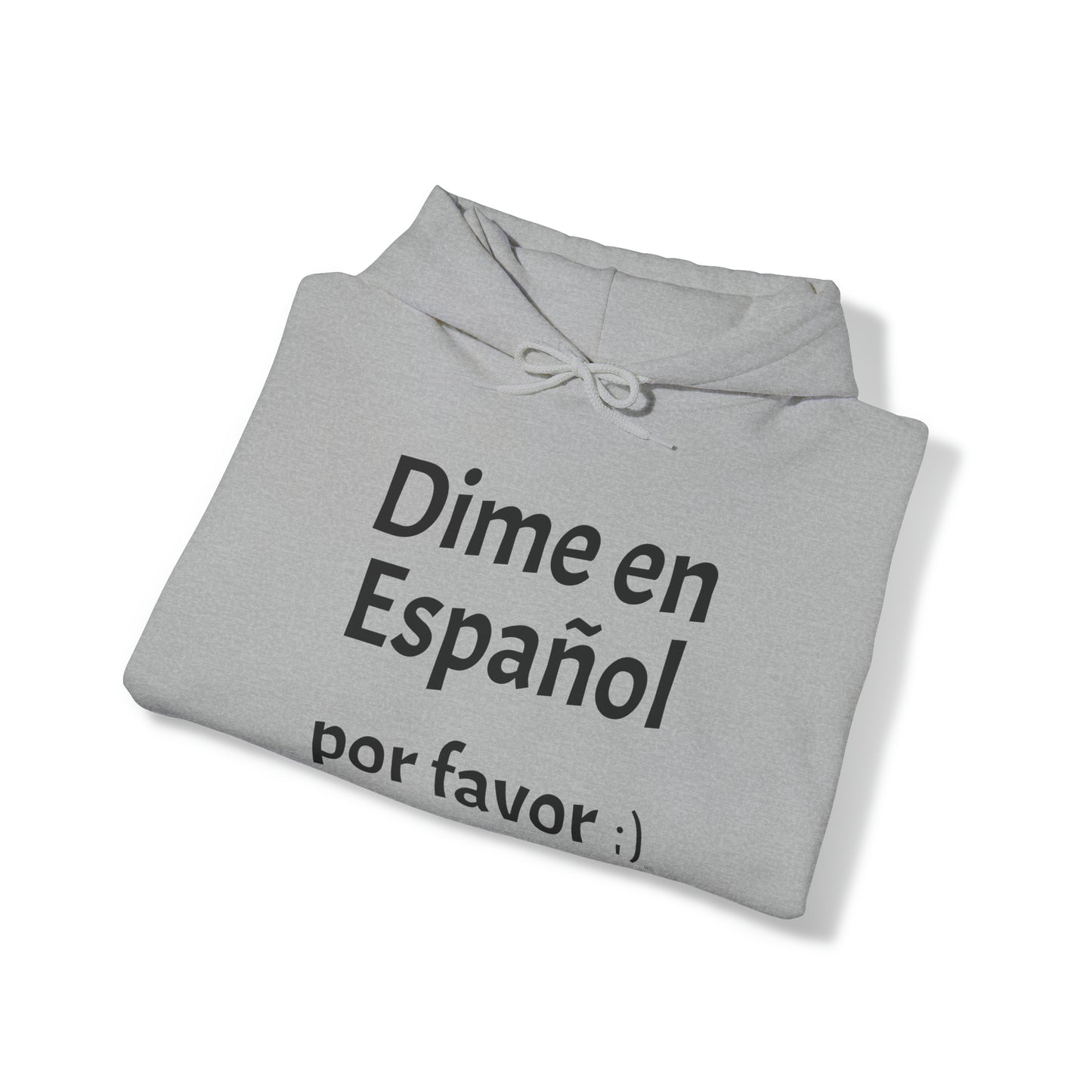 Dime en Español por favor ;) - Sudadera con capucha Heavy Blend