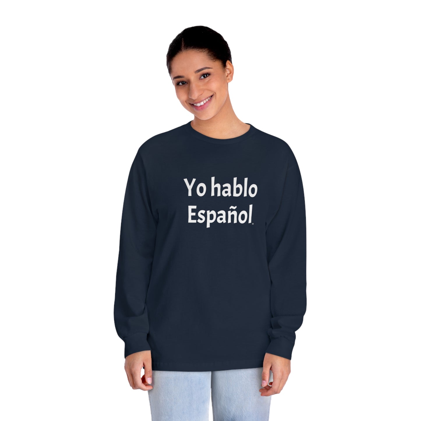 Yo hablo Español - Camiseta clásica de manga larga unisex