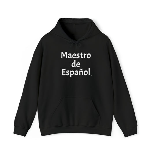 Maestro de Español - Sudadera con capucha de mezcla pesada