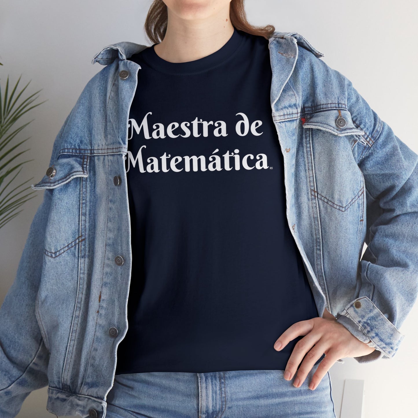 Maestra de Matemática - Heavy Cotton T