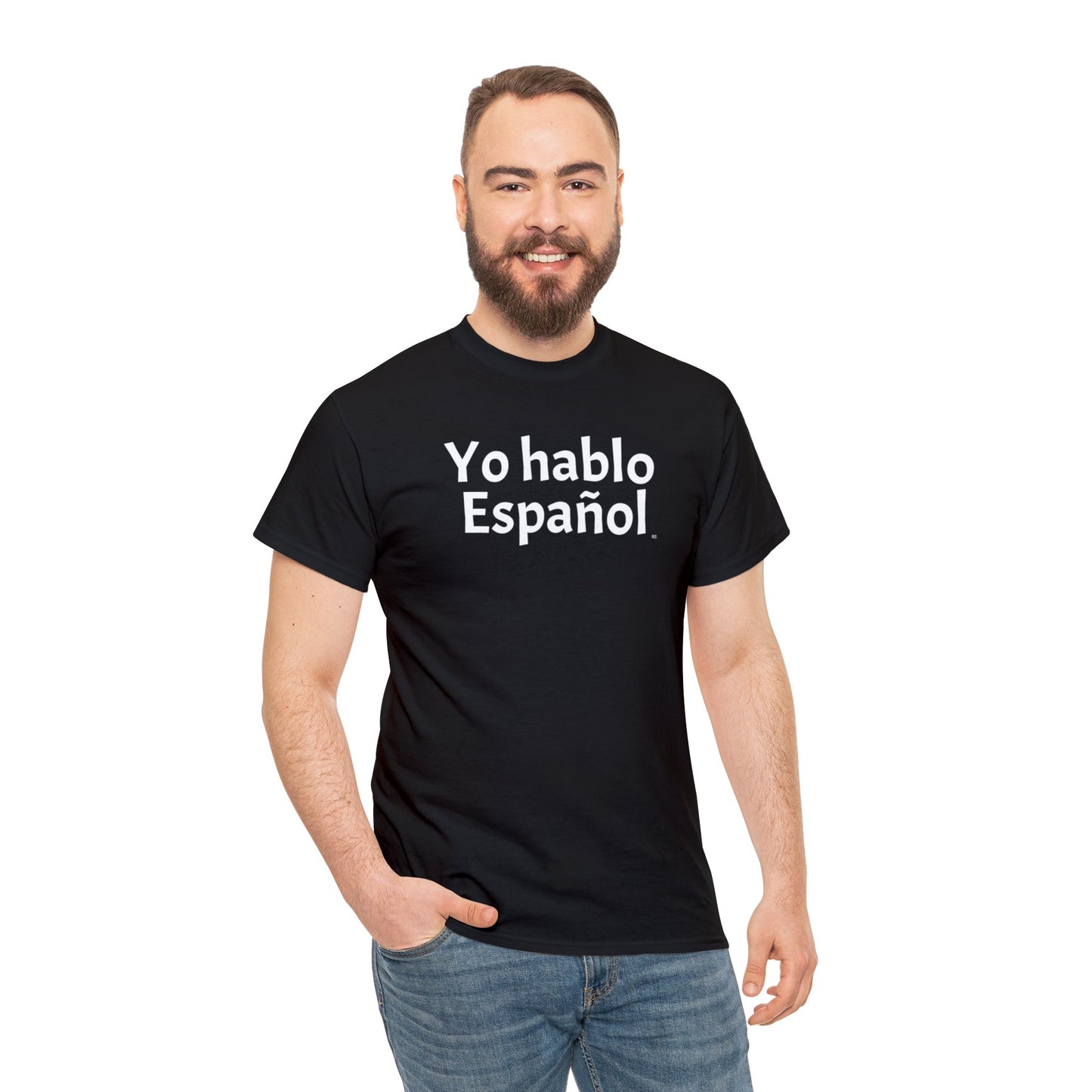 Yo hablo Español - Camiseta de algodón pesado