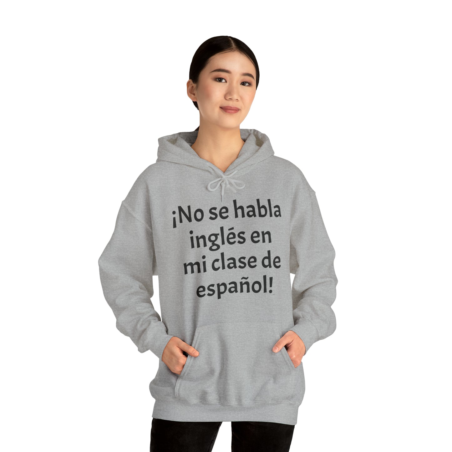 ¡No se habla inglés en mi clase de español! -  Heavy Blend Hoodie