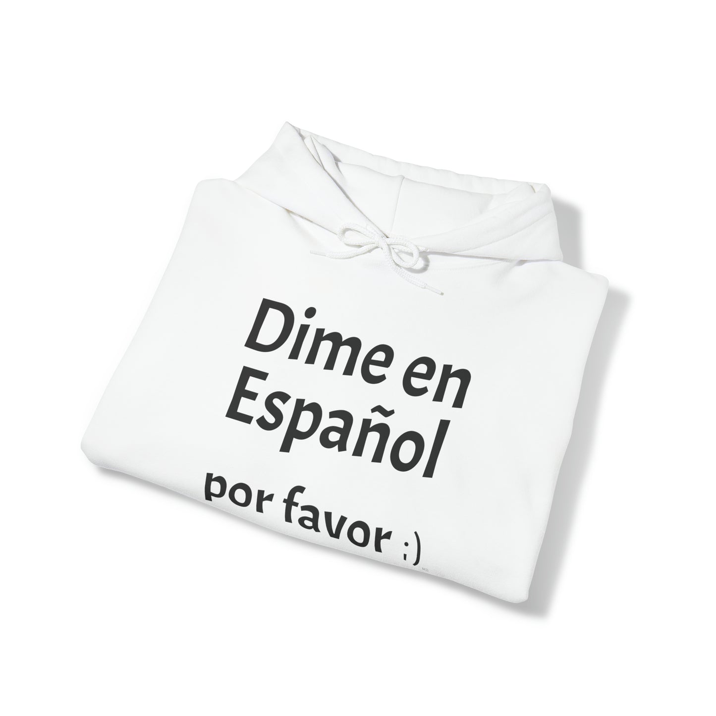 Dime en Español por favor ;) - Sudadera con capucha Heavy Blend