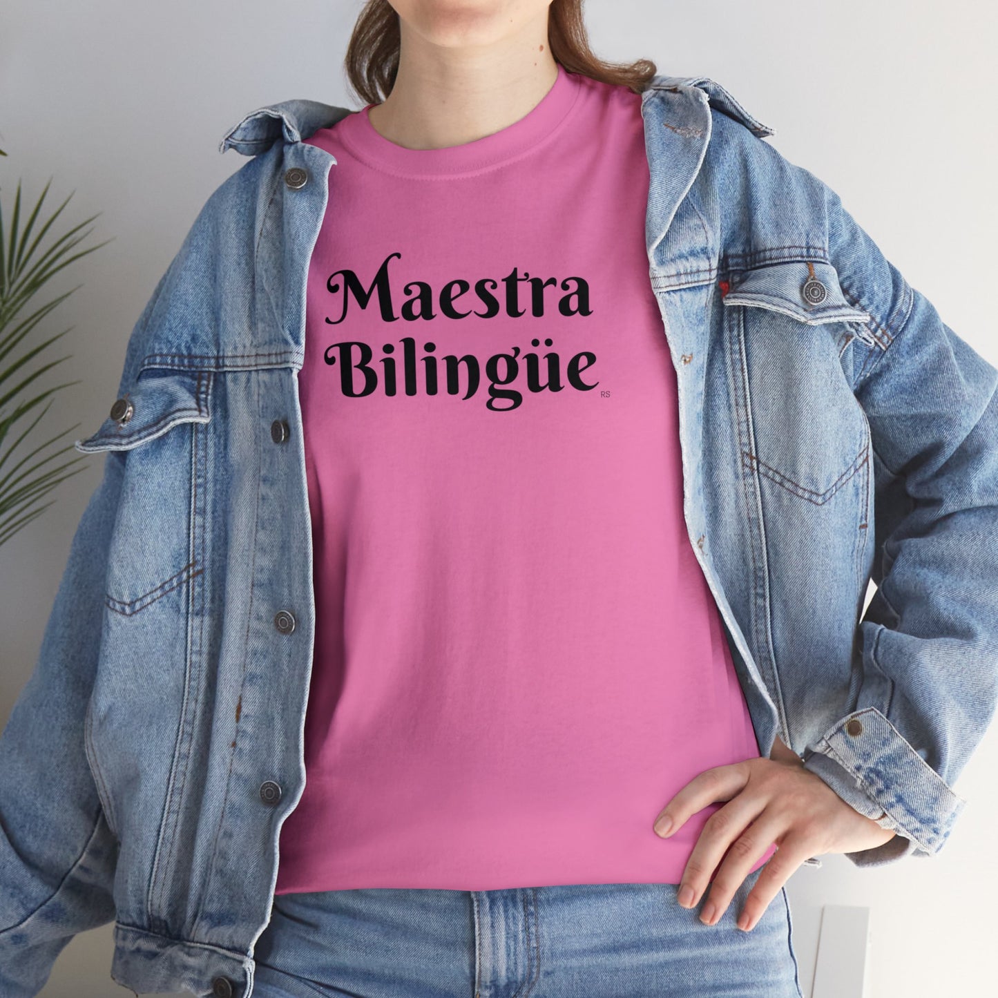 Maestra Bilingüe - Heavy Cotton T