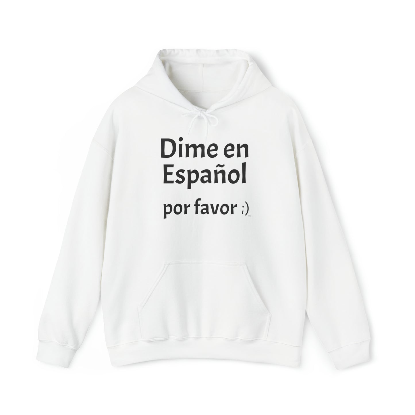 Dime en Español por favor ;) - Sudadera con capucha Heavy Blend