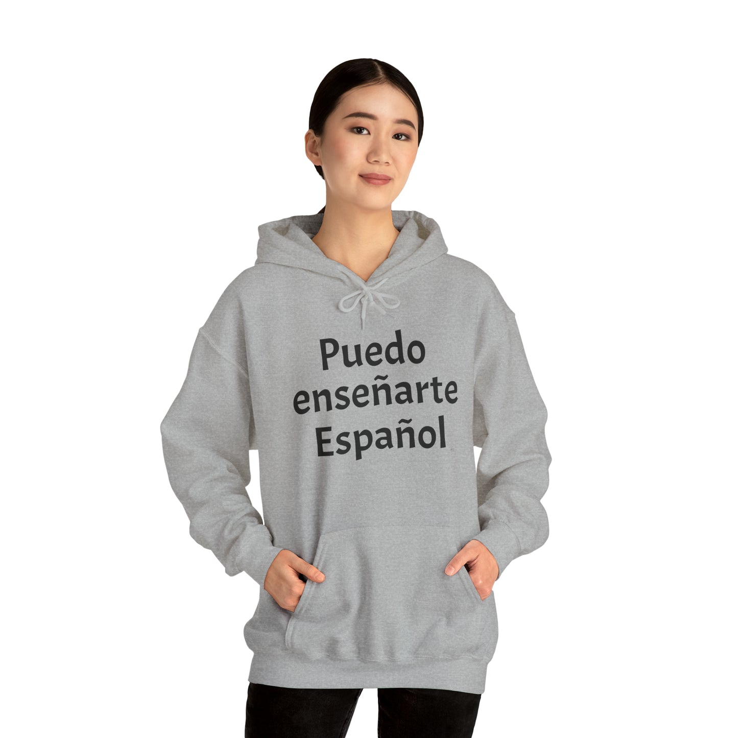 Puedo enseñarte Español - Heavy Blend Sudadera con capucha