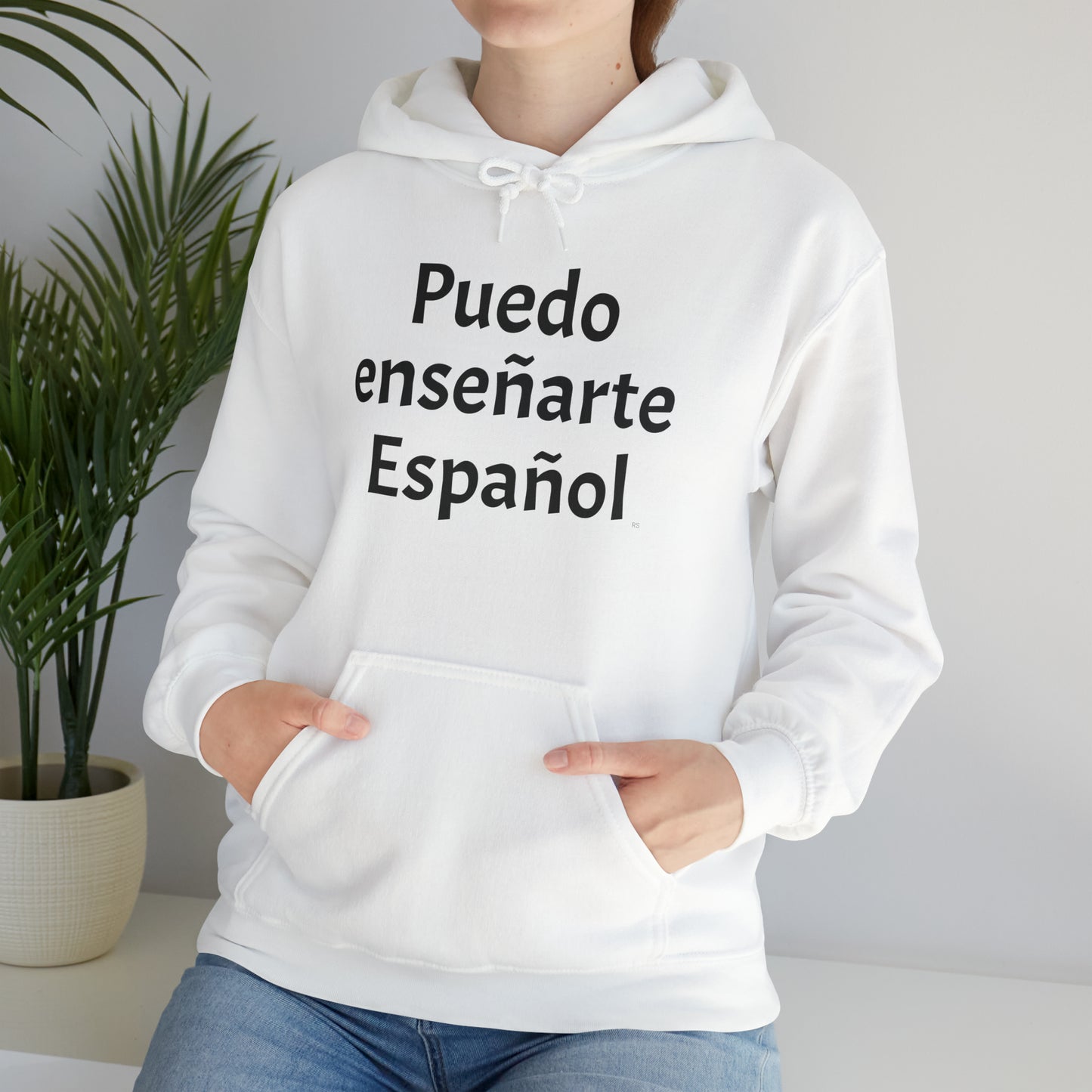 Puedo enseñarte Español - Heavy Blend Sudadera con capucha