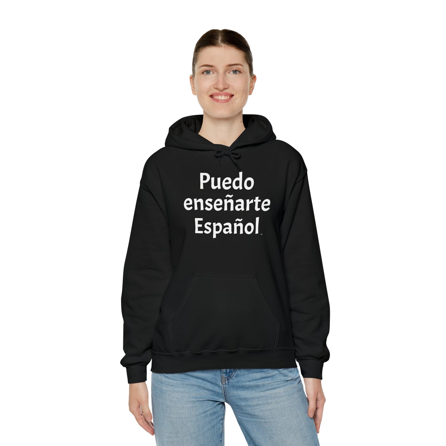 Puedo enseñarte Español - Heavy Blend Sudadera con capucha