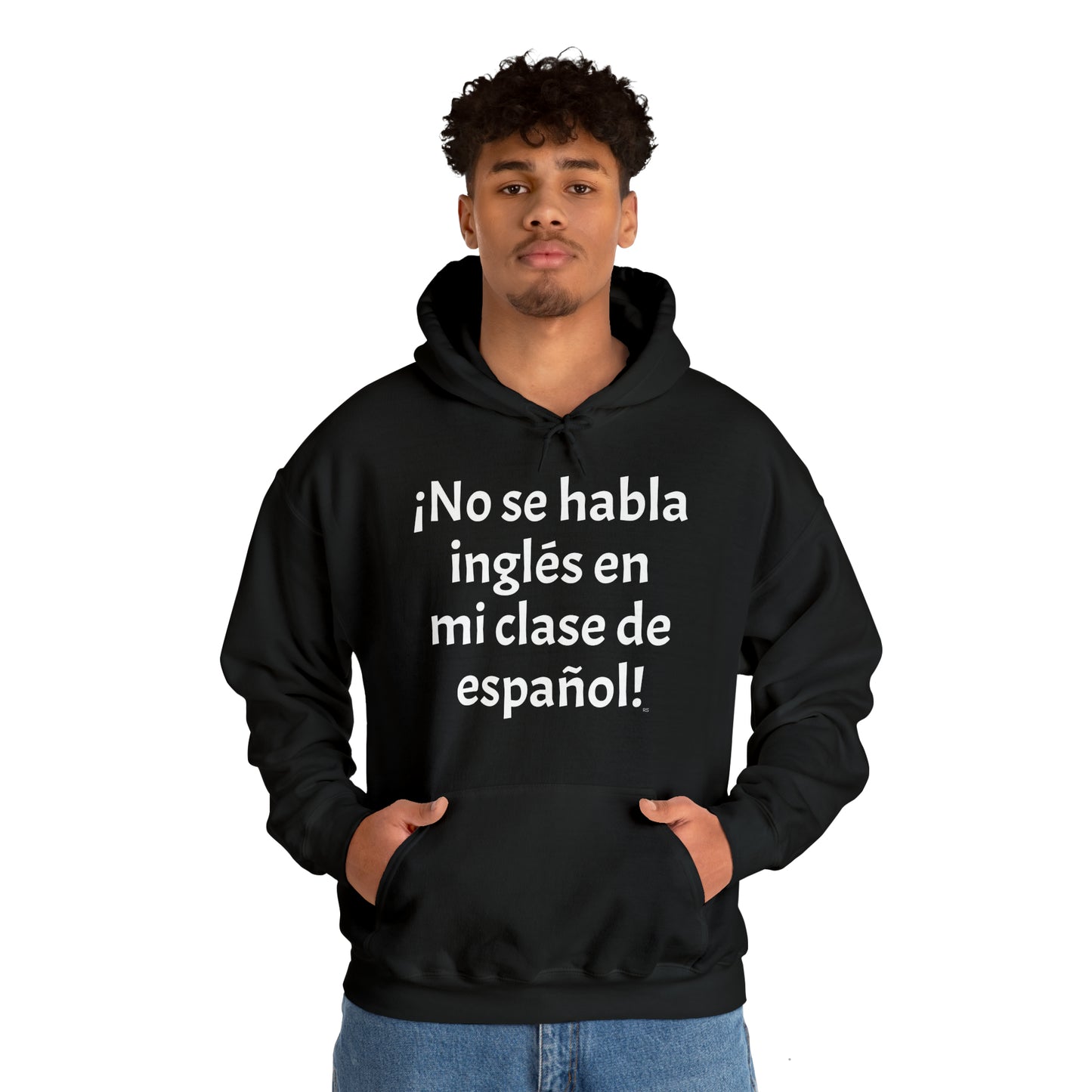 ¡No se habla inglés en mi clase de español! -  Heavy Blend Hoodie