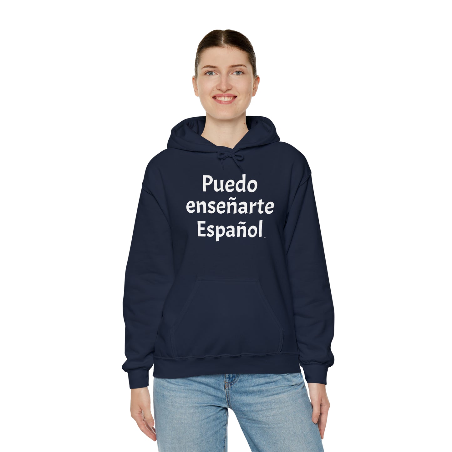 Puedo enseñarte Español - Heavy Blend Sudadera con capucha