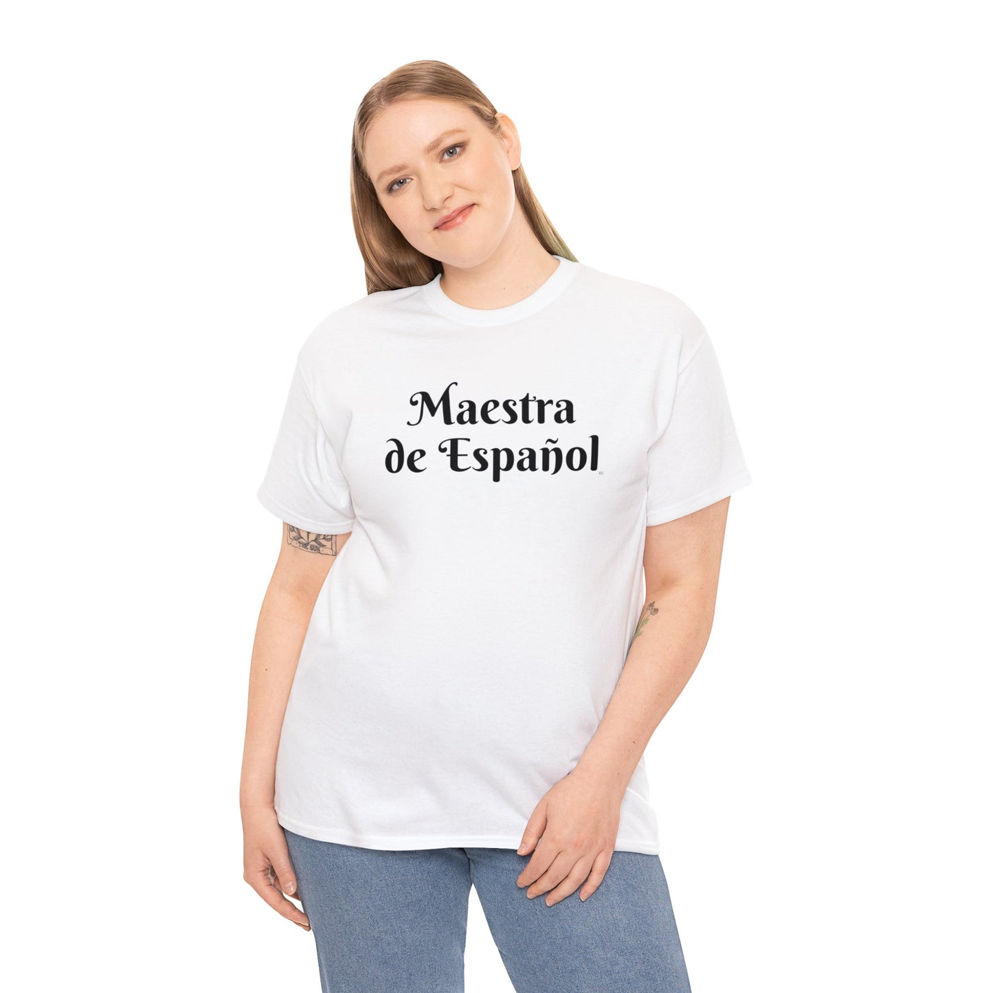 Maestra de Español - Heavy Cotton T