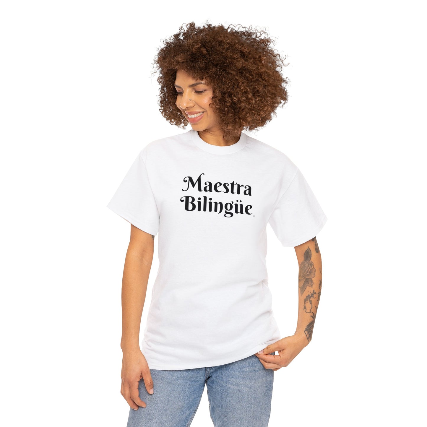 Maestra Bilingüe - Heavy Cotton T