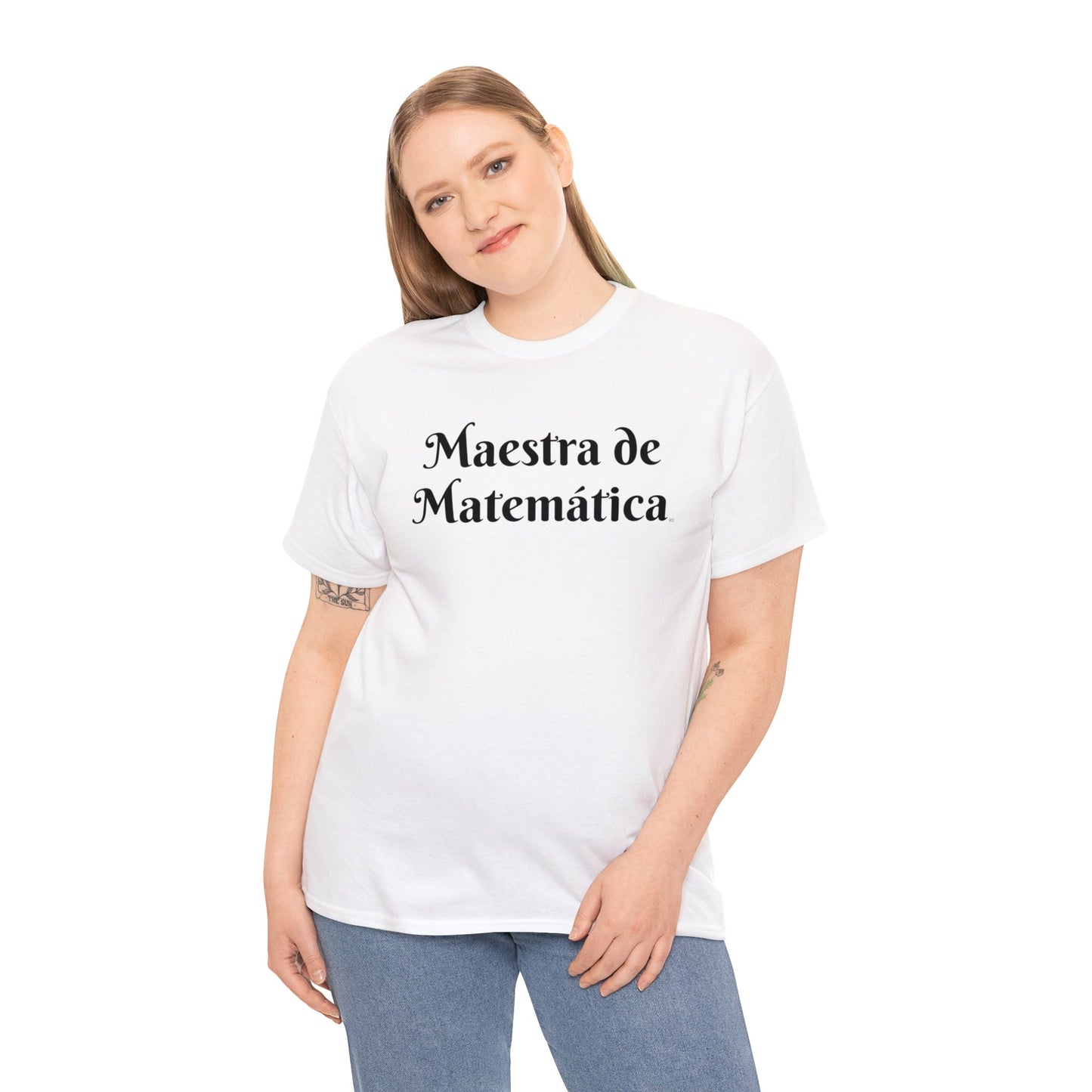 Maestra de Matemática - Heavy Cotton T