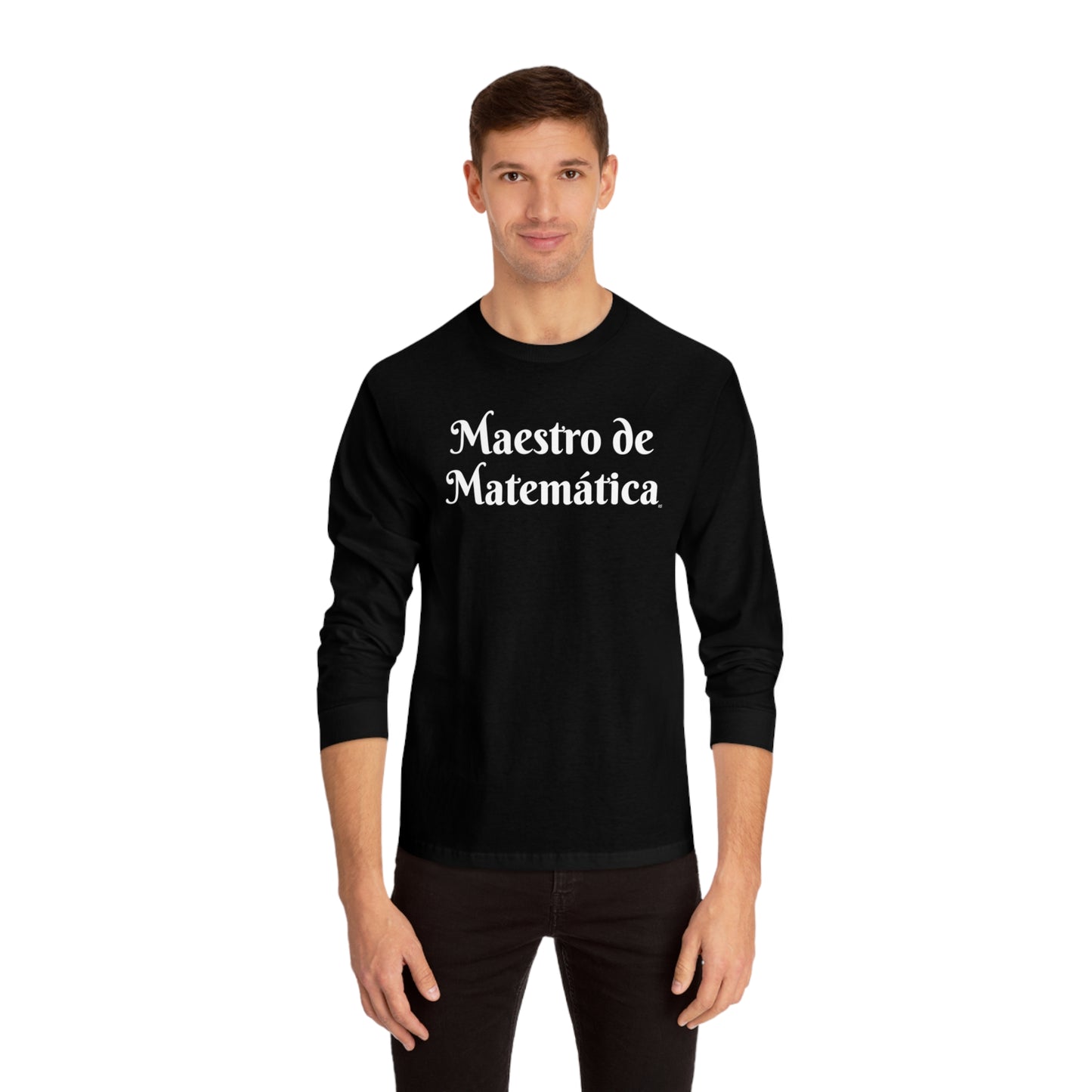 Maestro de Matemática - Camiseta clásica de manga larga unisex