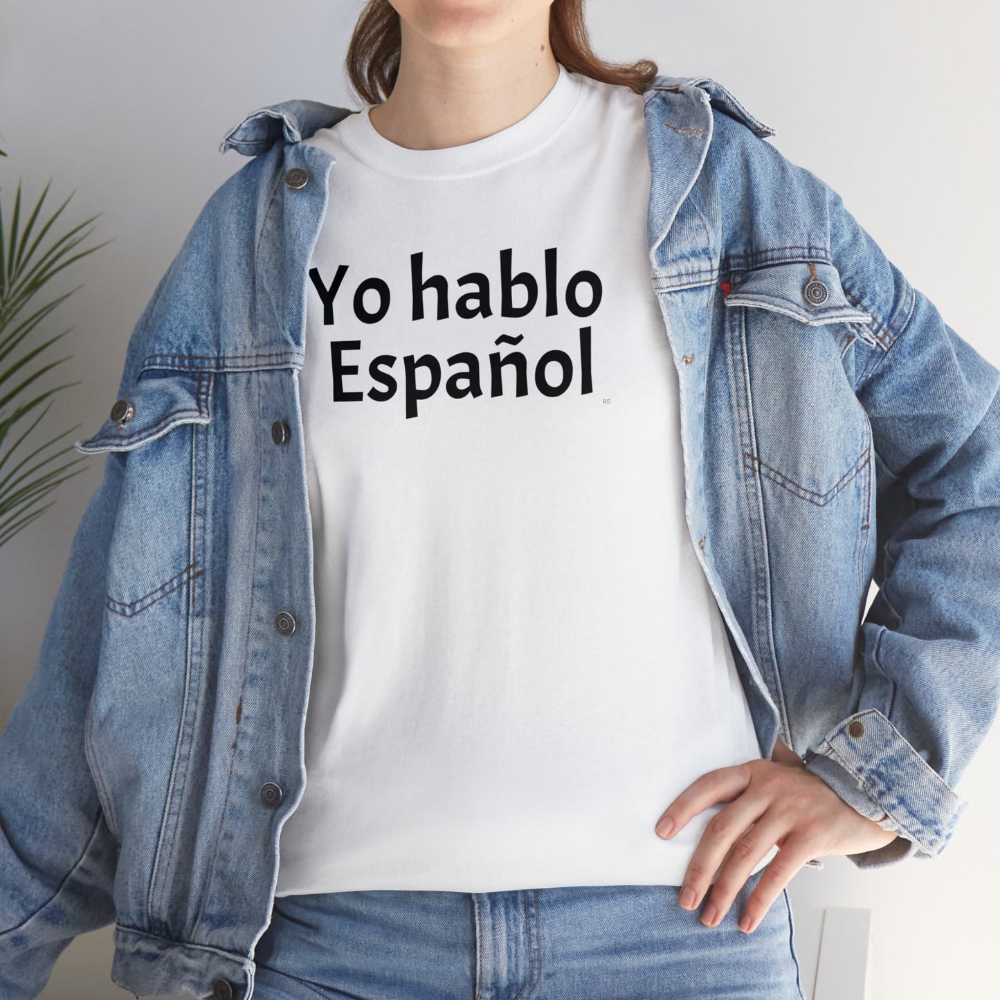 Yo hablo Español - Camiseta de algodón pesado