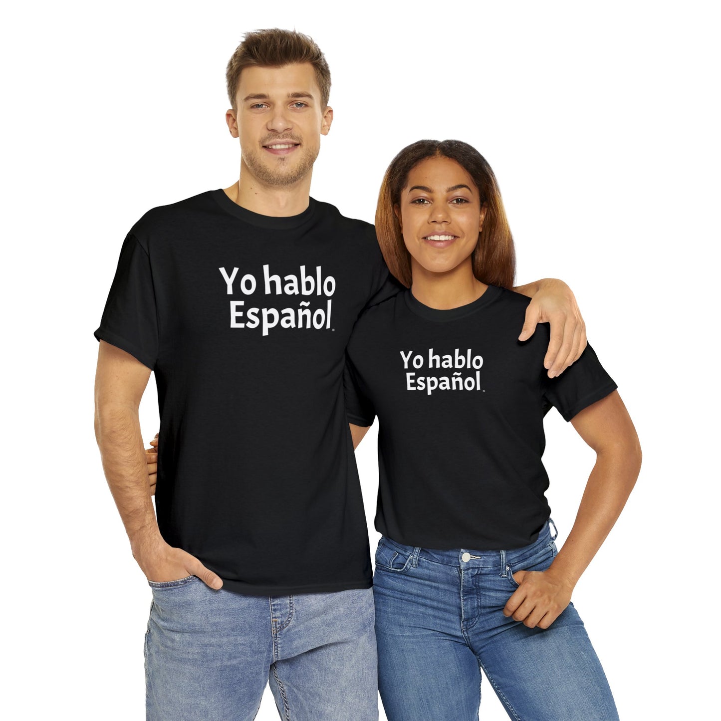 Yo hablo Español - Camiseta de algodón pesado