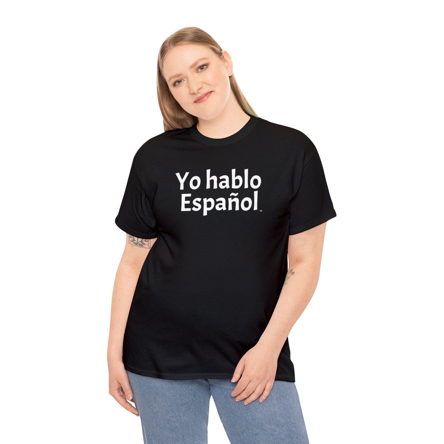 Yo hablo Español - Camiseta de algodón pesado