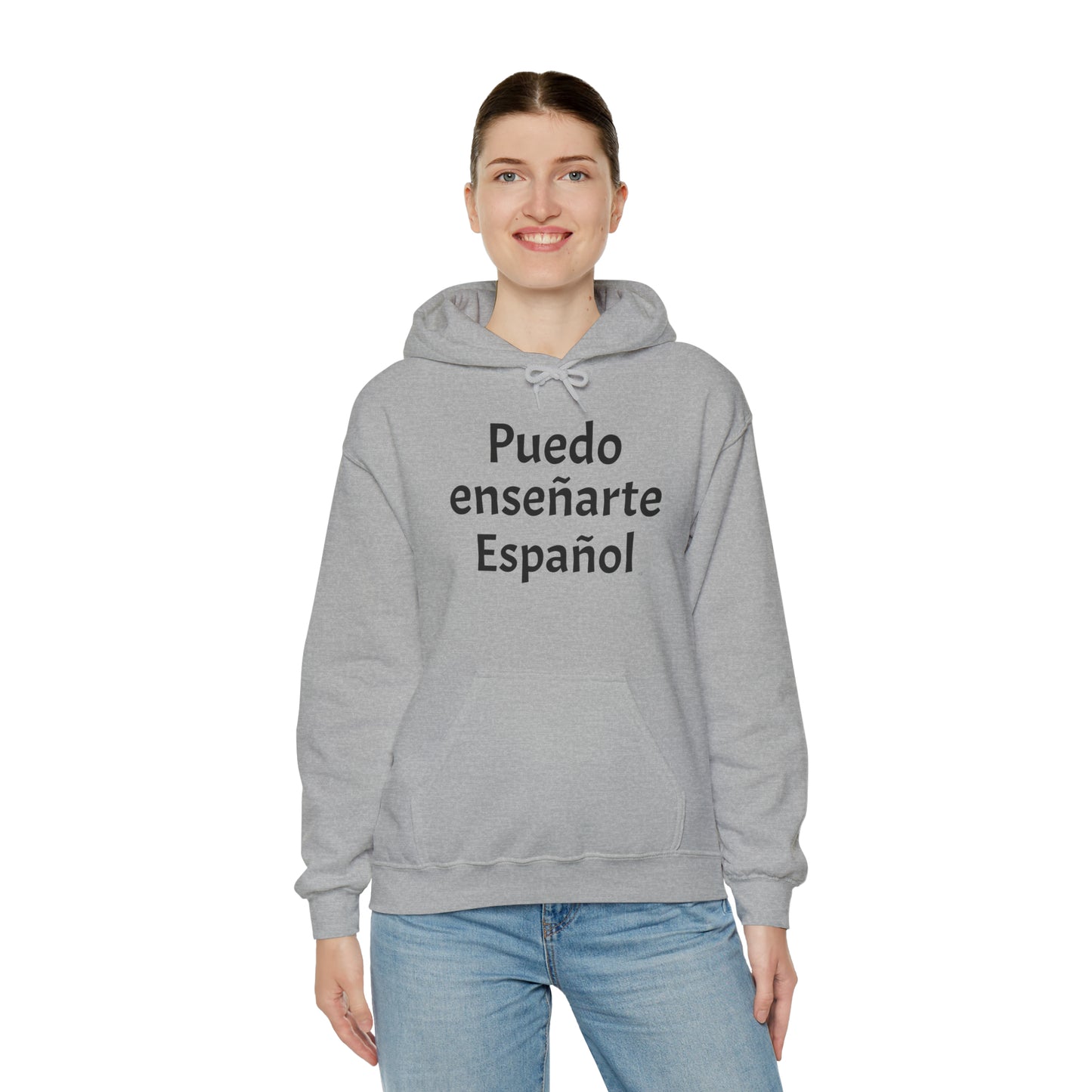 Puedo enseñarte Español - Heavy Blend Sudadera con capucha