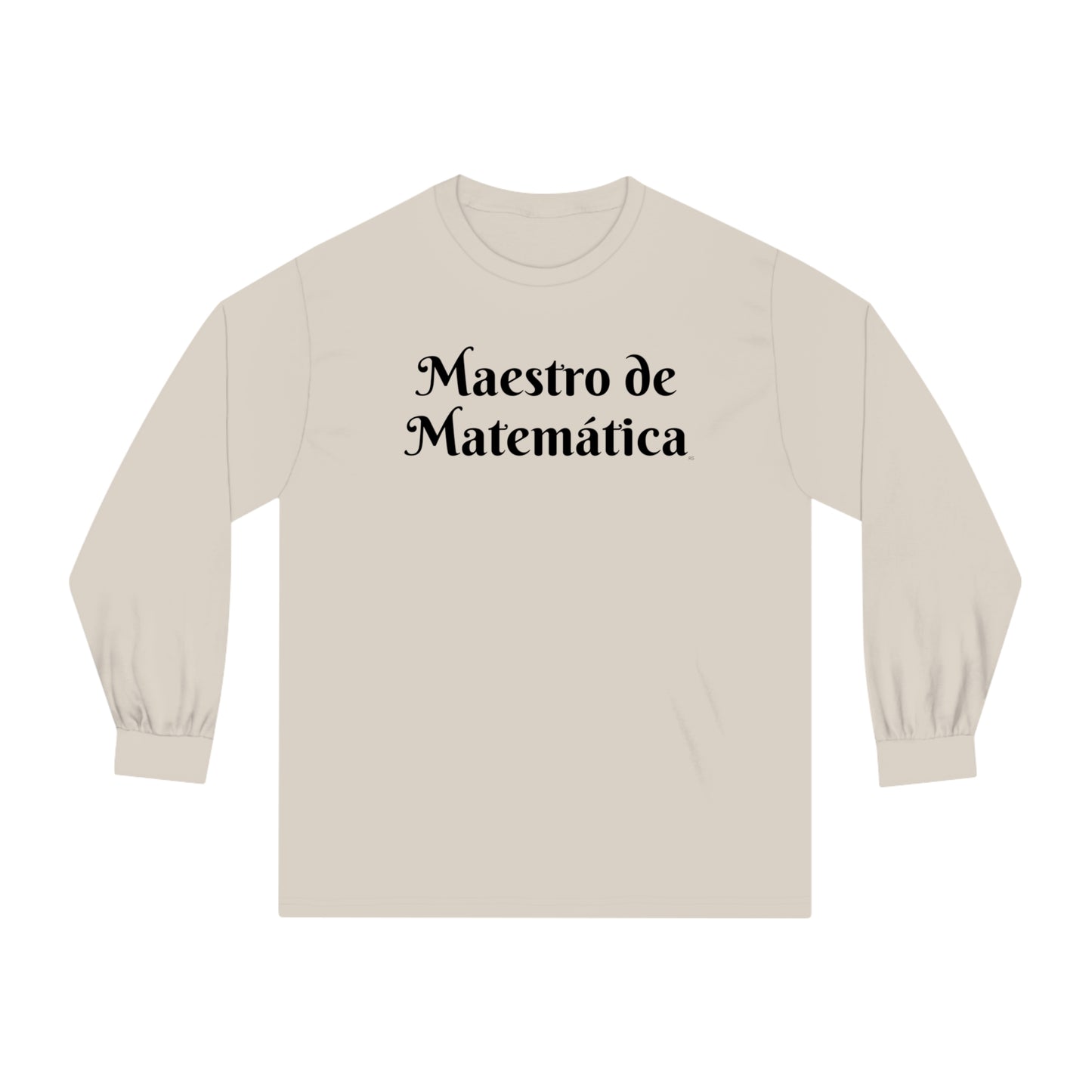 Maestro de Matemática - Camiseta clásica de manga larga unisex