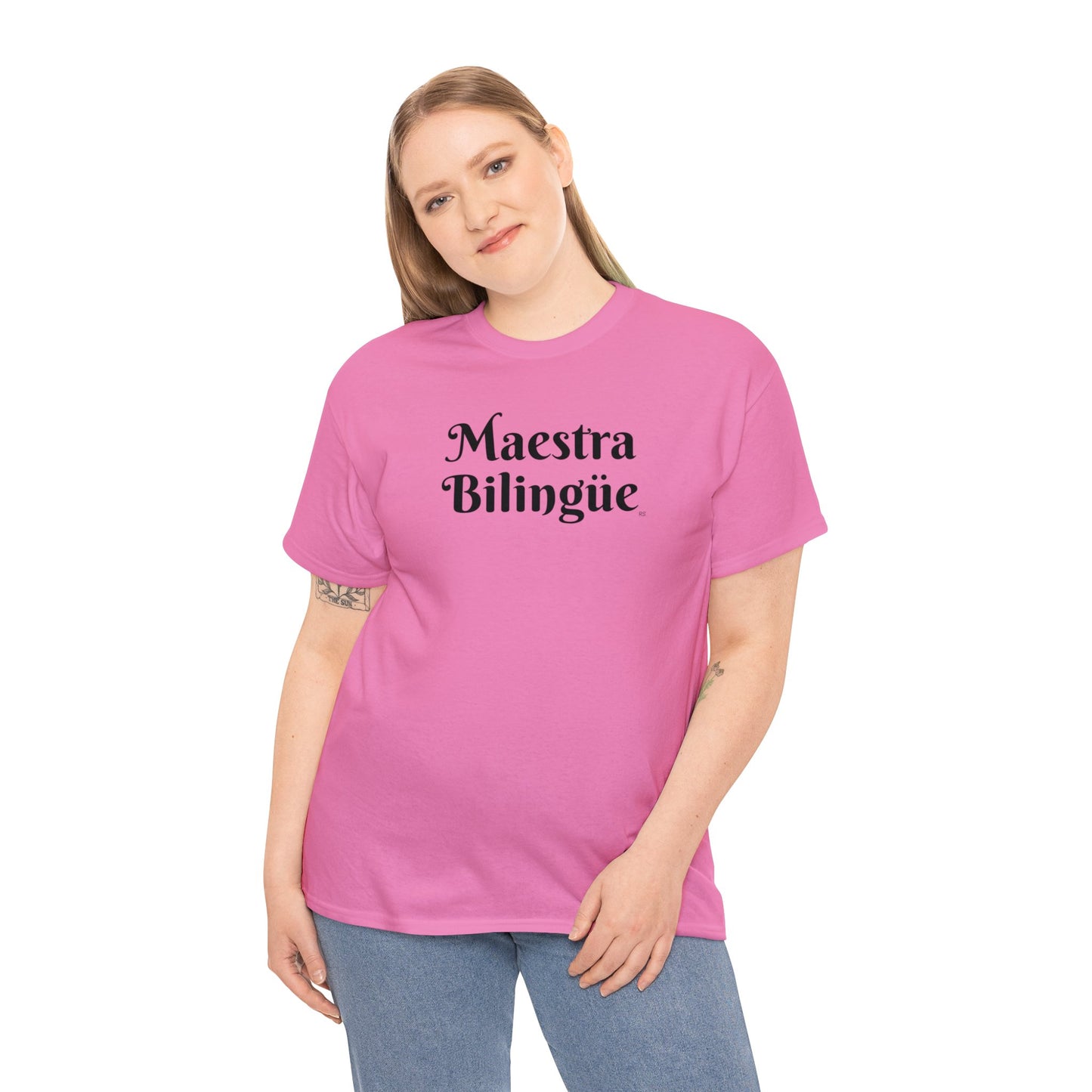 Maestra Bilingüe - Heavy Cotton T