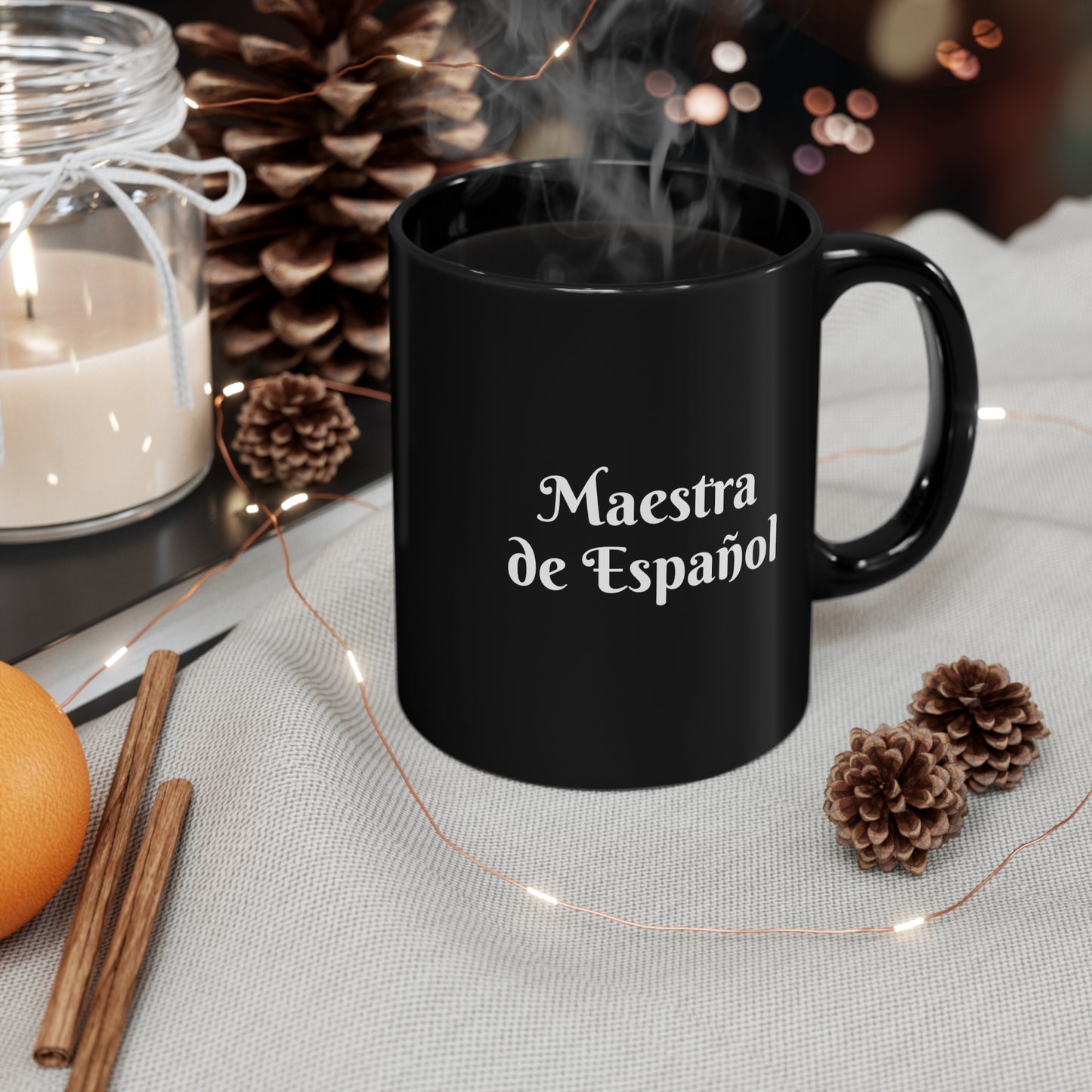 Maestra de Español - 11oz Black Mug