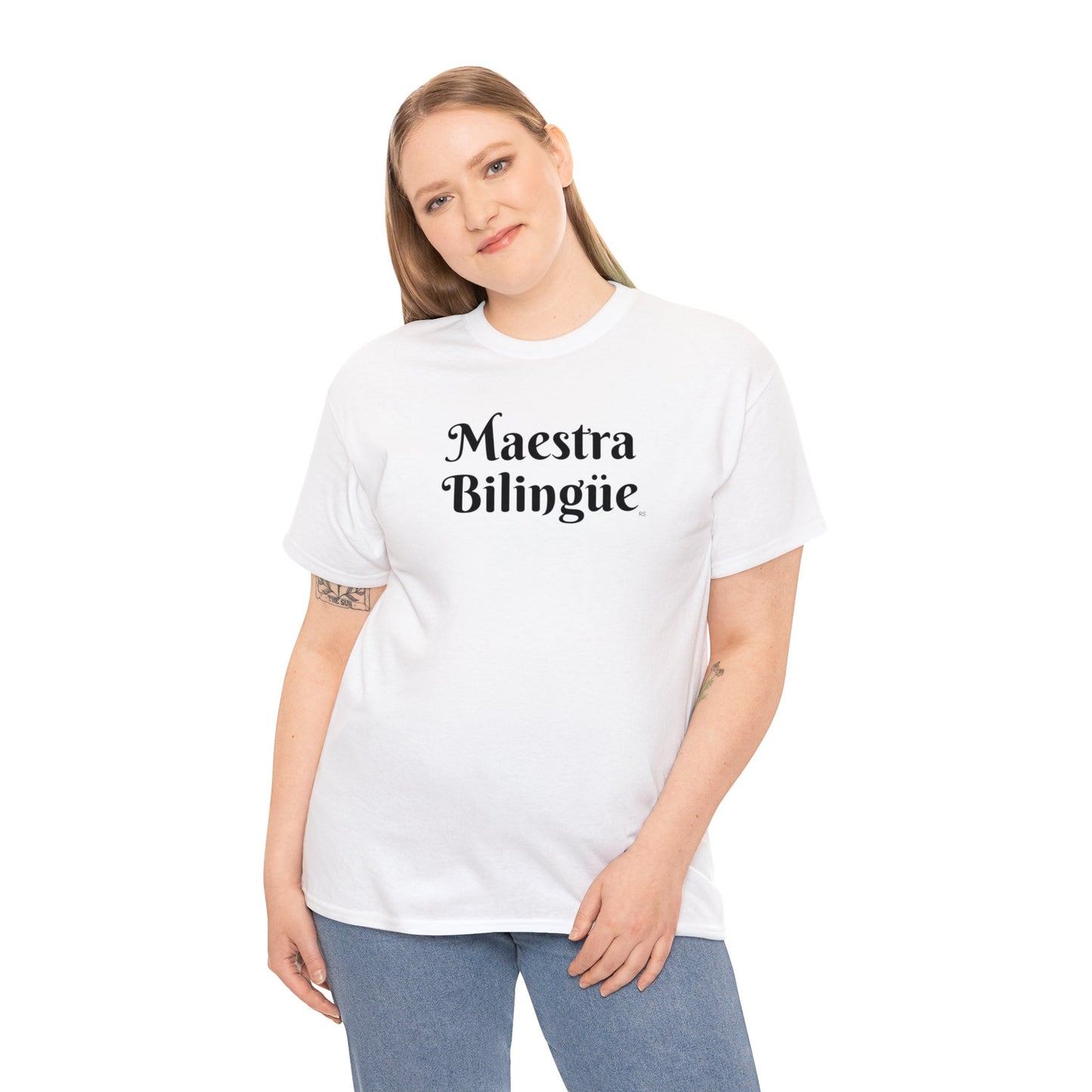 Maestra Bilingüe - Heavy Cotton T