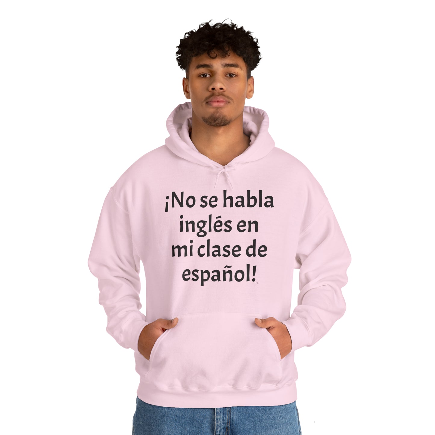 ¡No se habla inglés en mi clase de español! -  Heavy Blend Hoodie